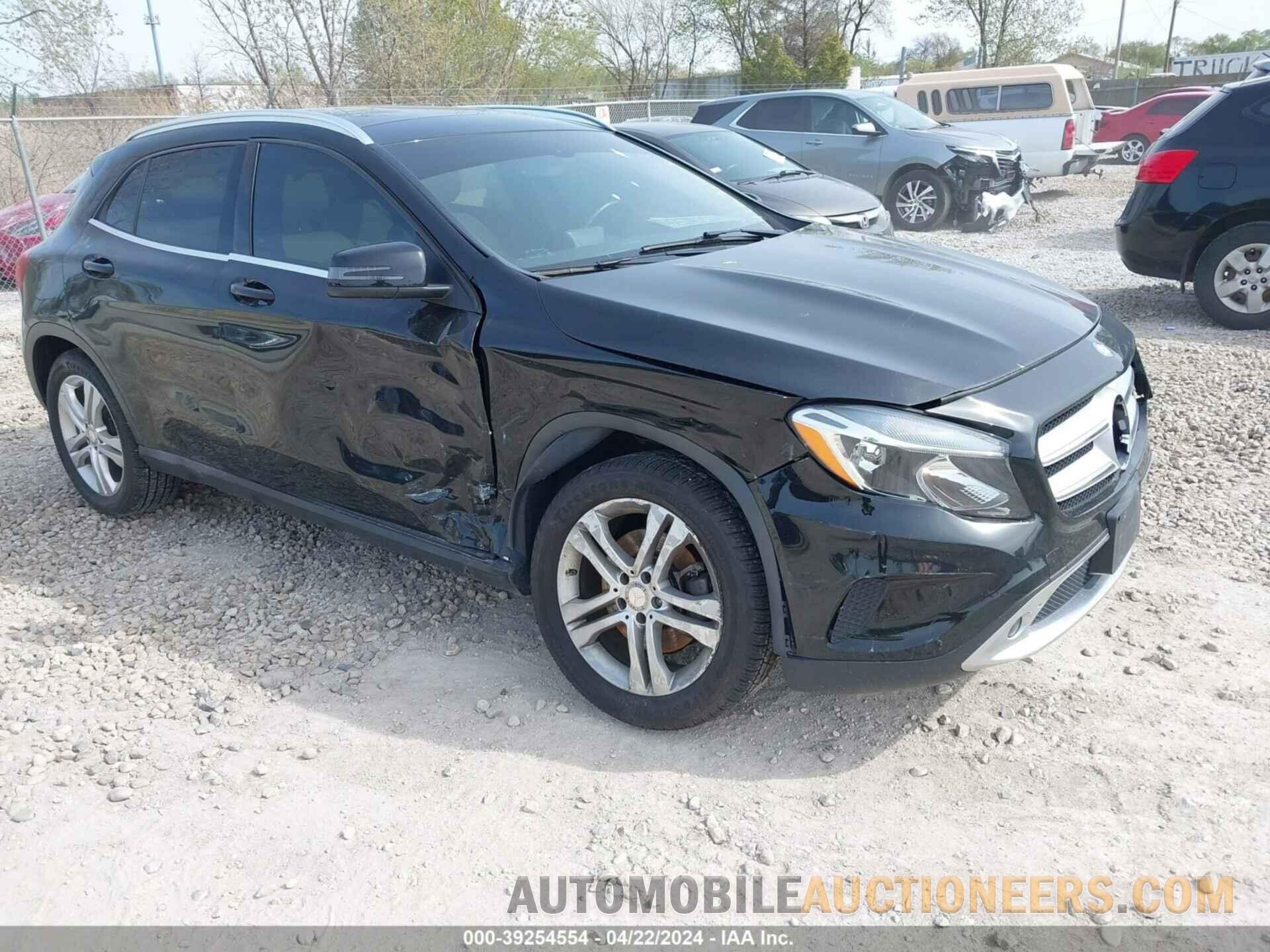 WDCTG4GB7FJ116154 MERCEDES-BENZ GLA 250 2015