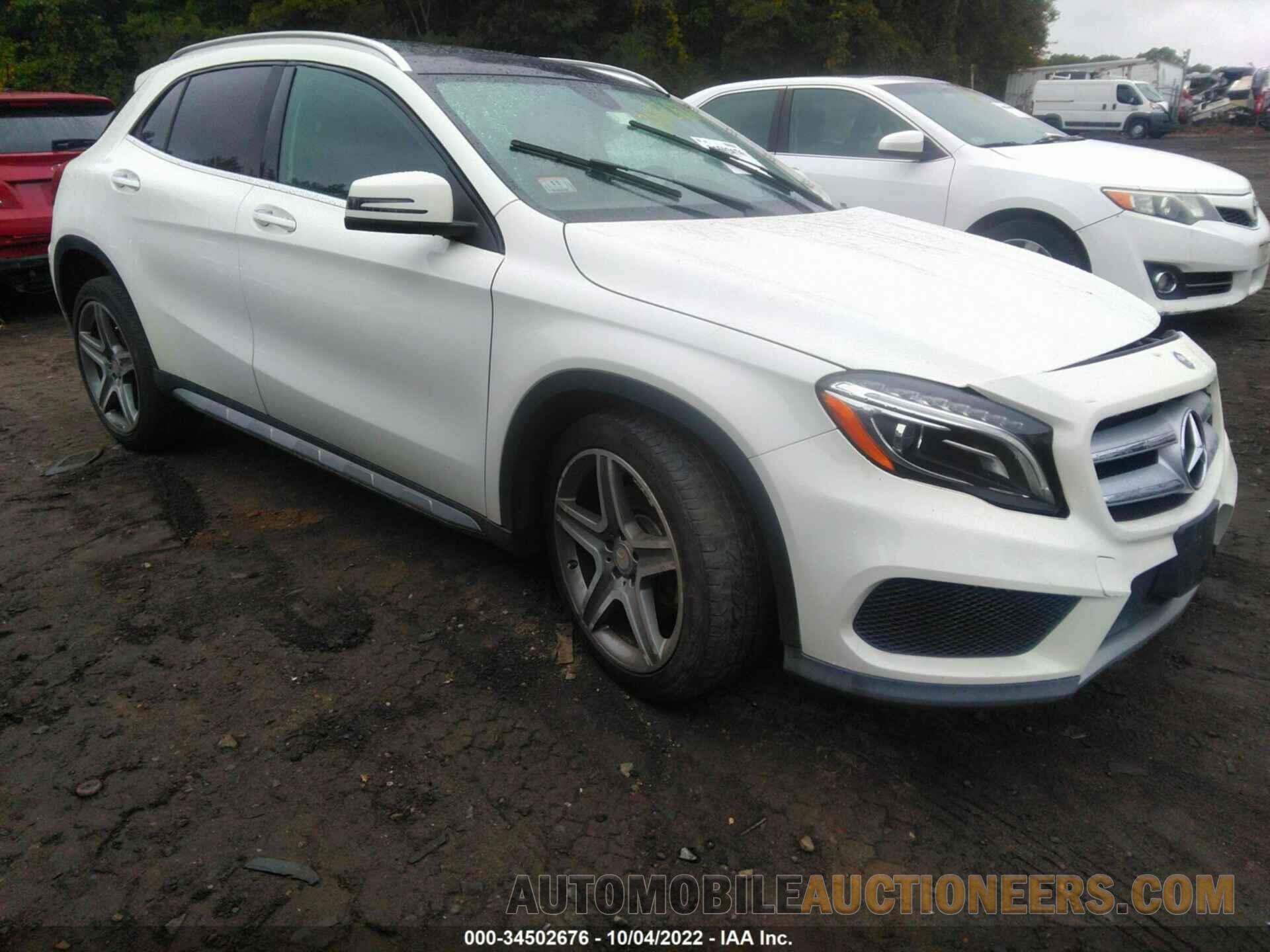 WDCTG4GB7FJ134945 MERCEDES-BENZ GLA 250 2015