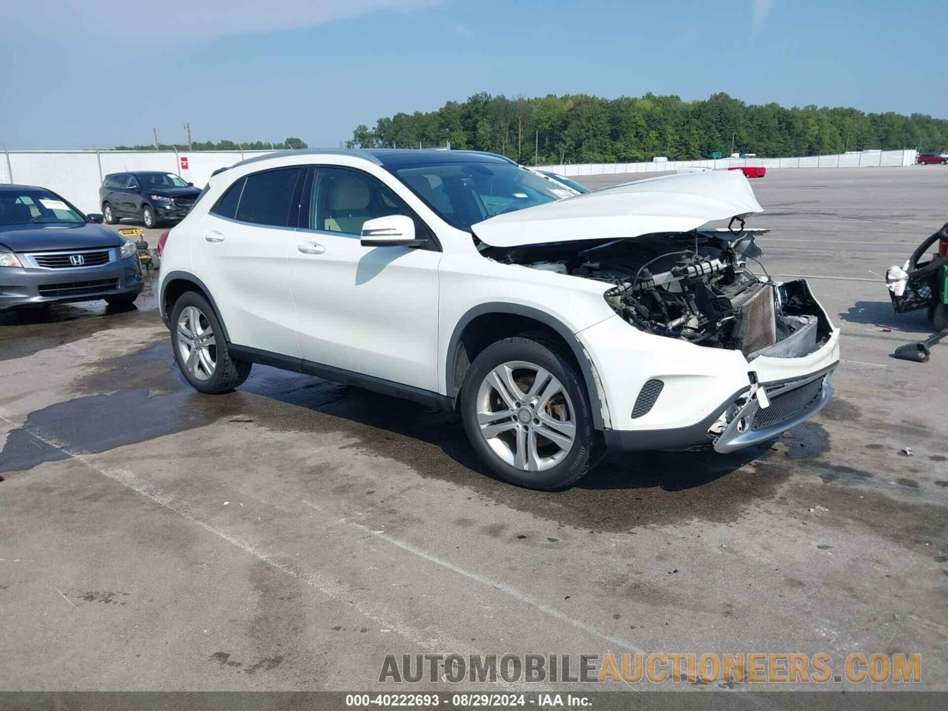 WDCTG4GB7FJ176628 MERCEDES-BENZ GLA 250 2015