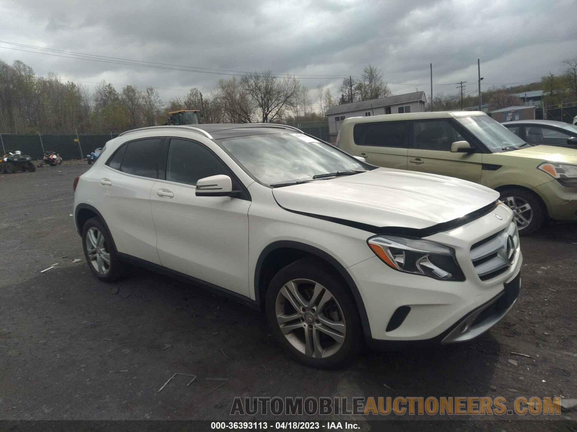 WDCTG4GB7FJ185412 MERCEDES-BENZ GLA-CLASS 2015