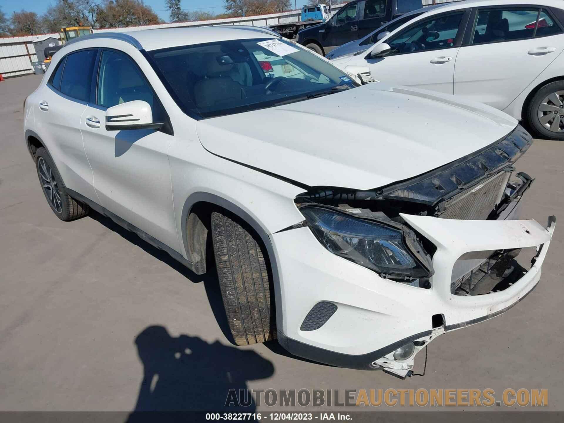 WDCTG4GB7GJ204560 MERCEDES-BENZ GLA 250 2016