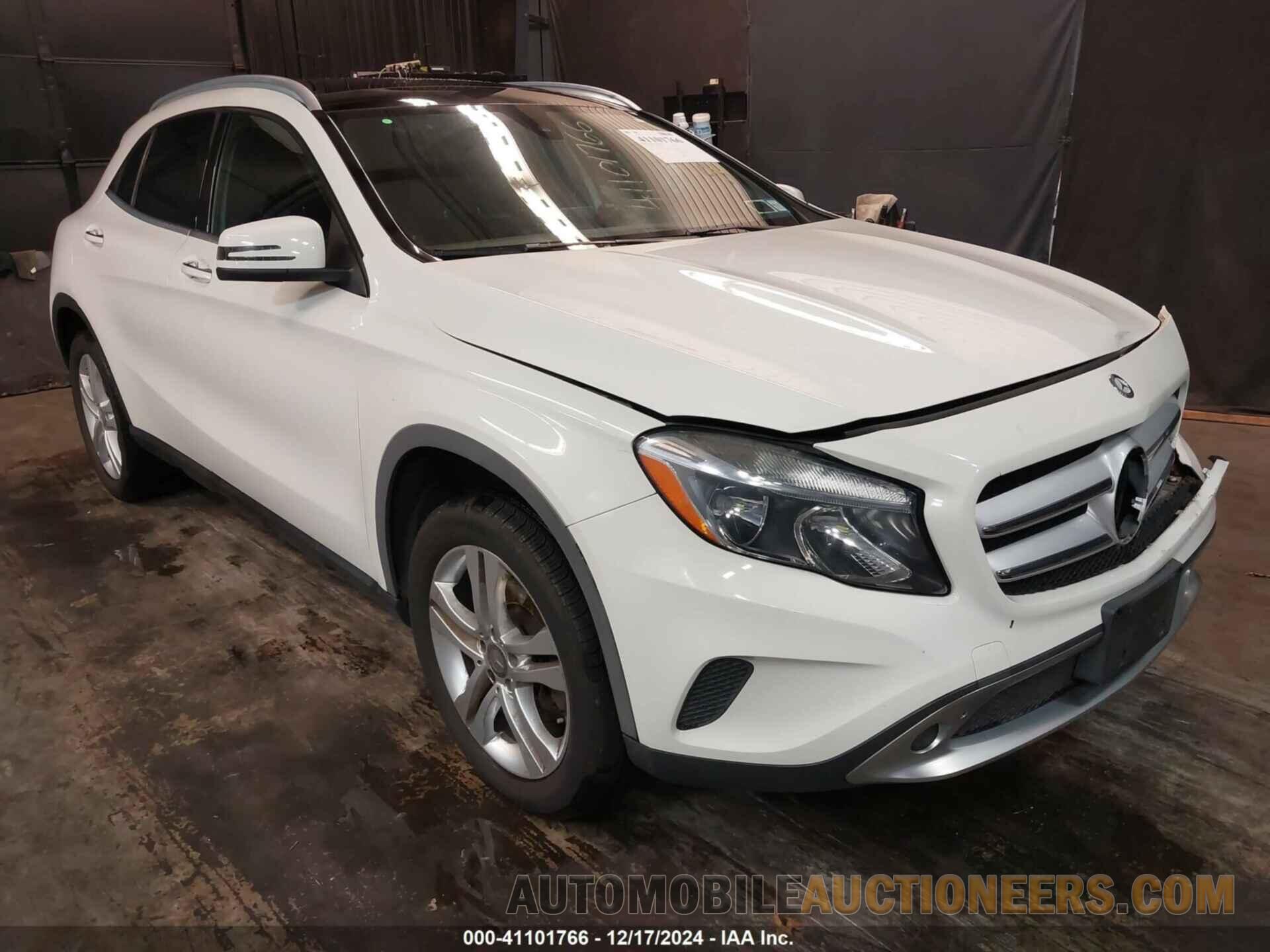 WDCTG4GB7GJ228616 MERCEDES-BENZ GLA 250 2016