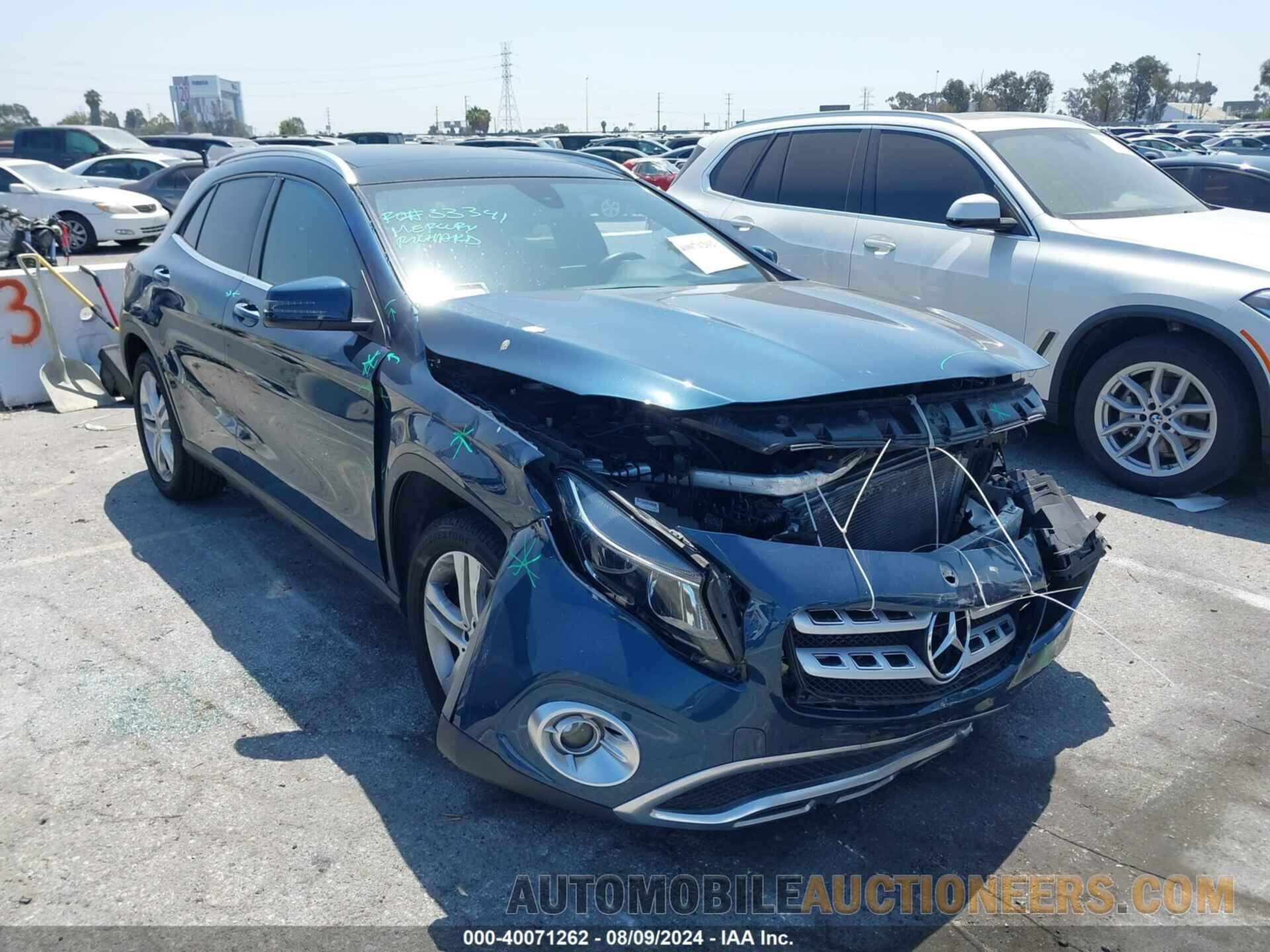 WDCTG4GB7KJ646165 MERCEDES-BENZ GLA 250 2019