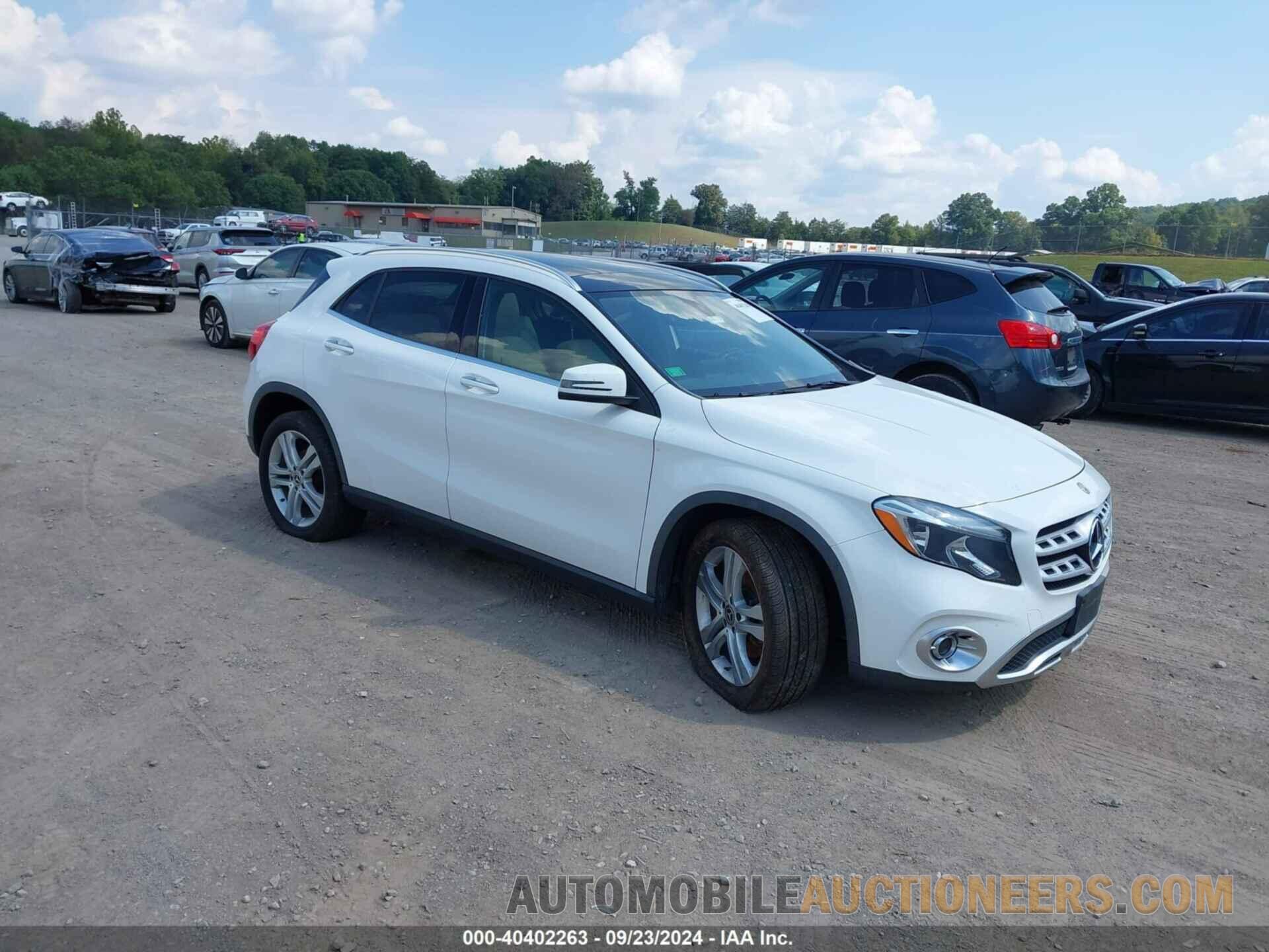 WDCTG4GB7KU001675 MERCEDES-BENZ GLA 250 2019