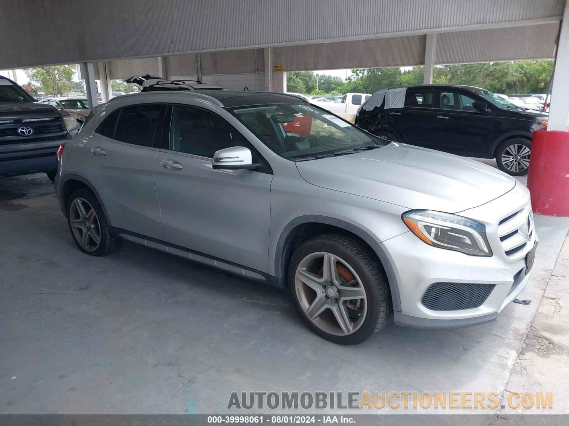 WDCTG4GB8FJ078224 MERCEDES-BENZ GLA 250 2015