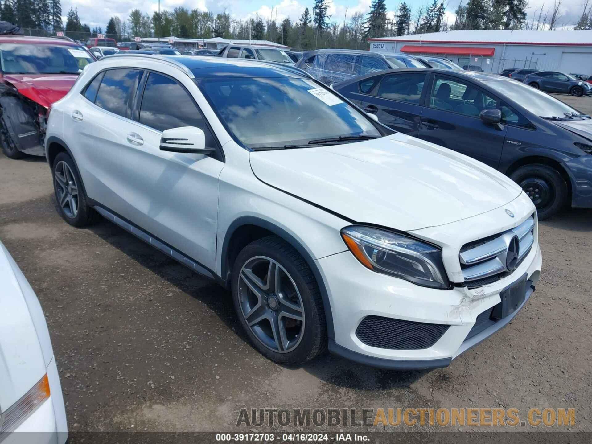 WDCTG4GB8GJ201389 MERCEDES-BENZ GLA 250 2016