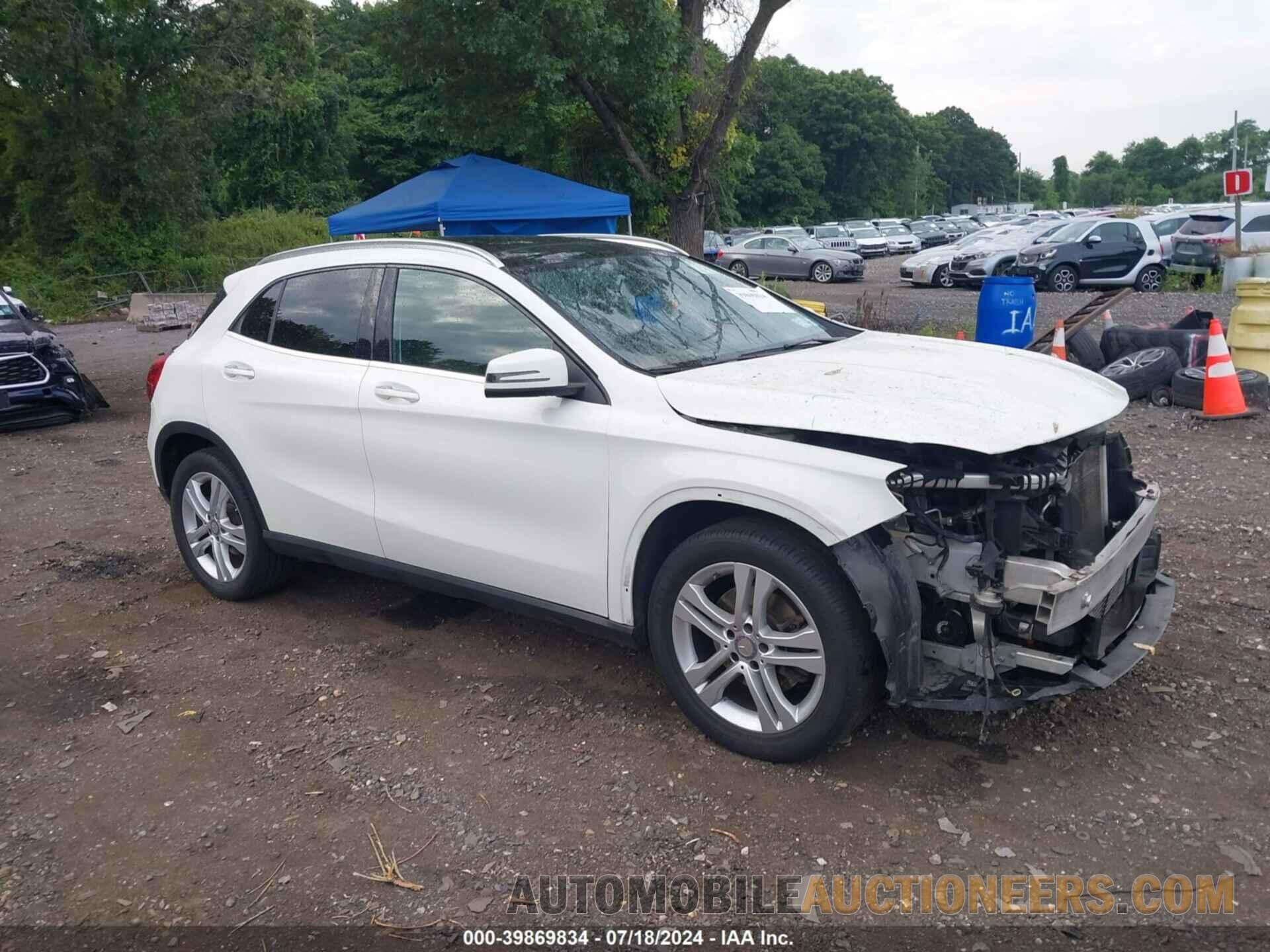 WDCTG4GB8GJ229550 MERCEDES-BENZ GLA 250 2016