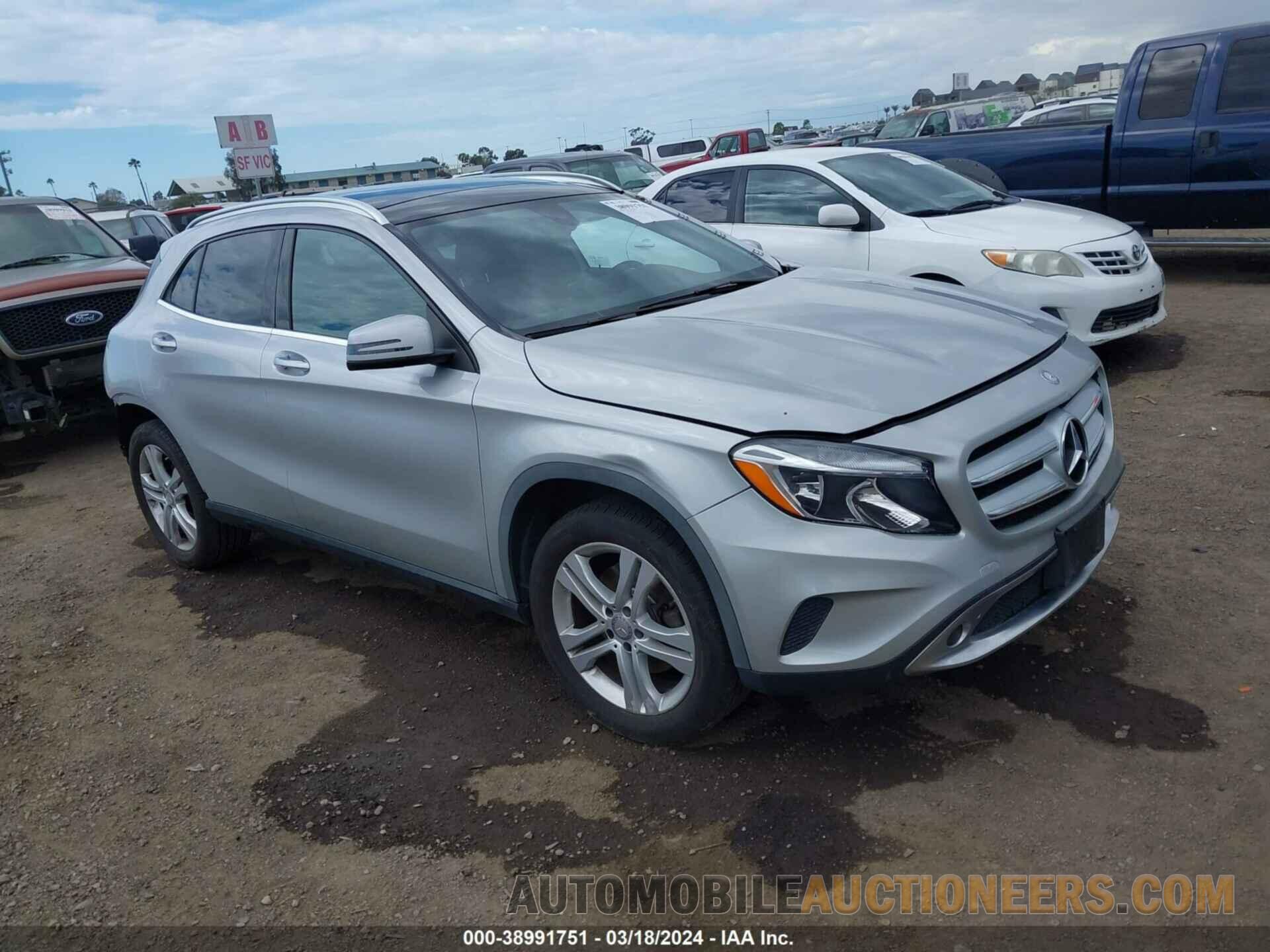 WDCTG4GB8HJ309111 MERCEDES-BENZ GLA 250 2017