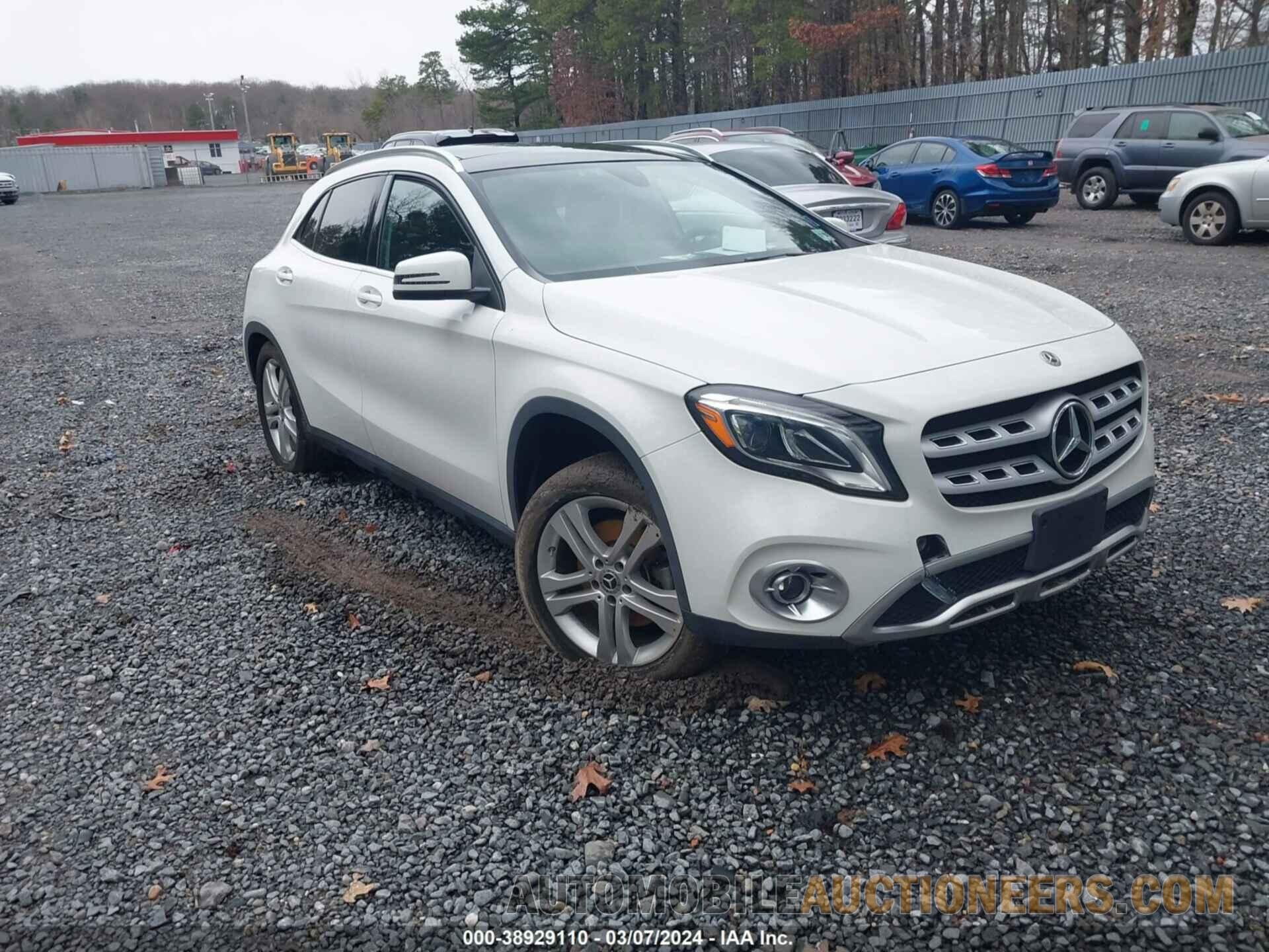 WDCTG4GB8KU011938 MERCEDES-BENZ GLA 250 2019