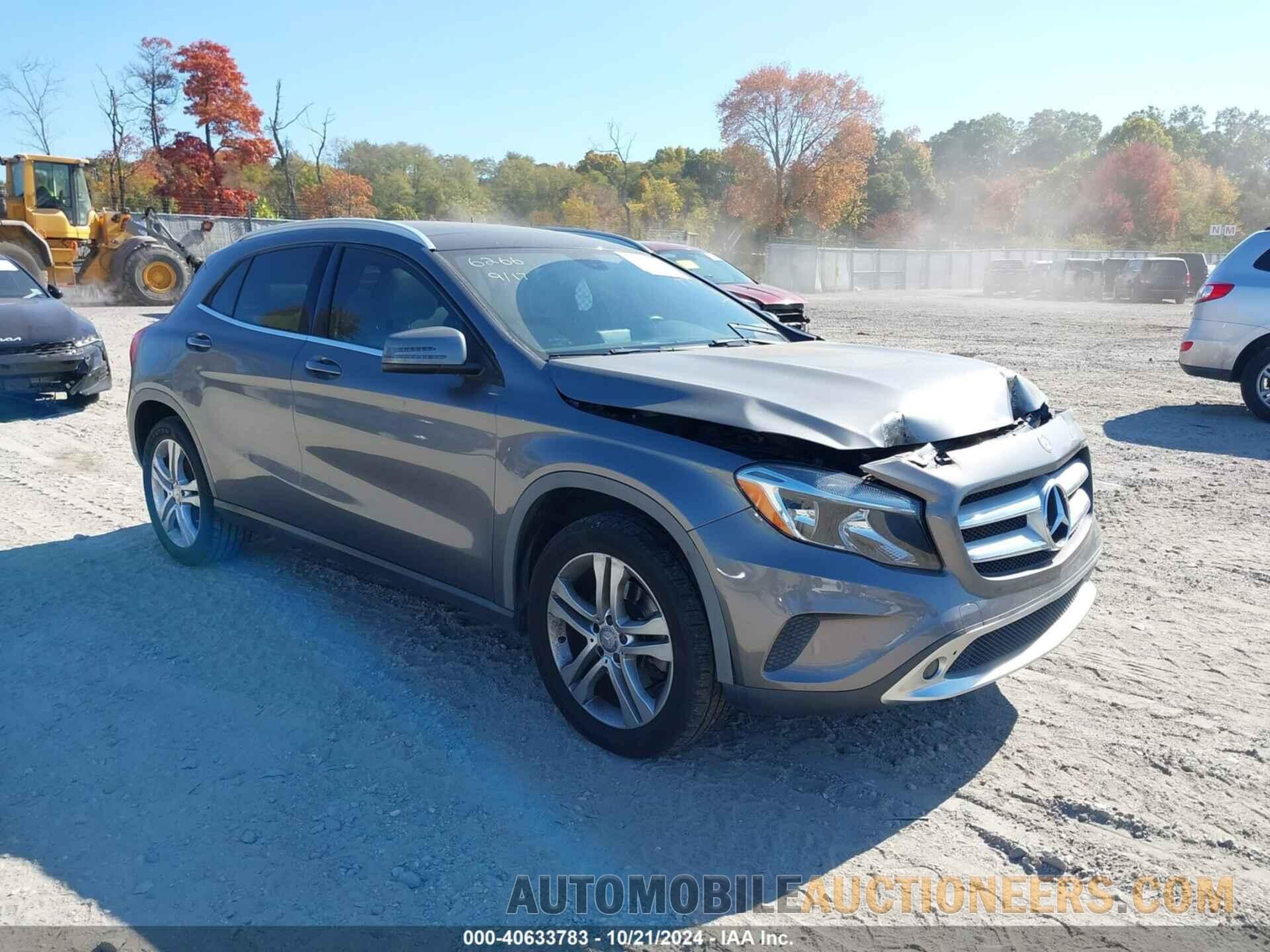 WDCTG4GB9FJ076823 MERCEDES-BENZ GLA 250 2015