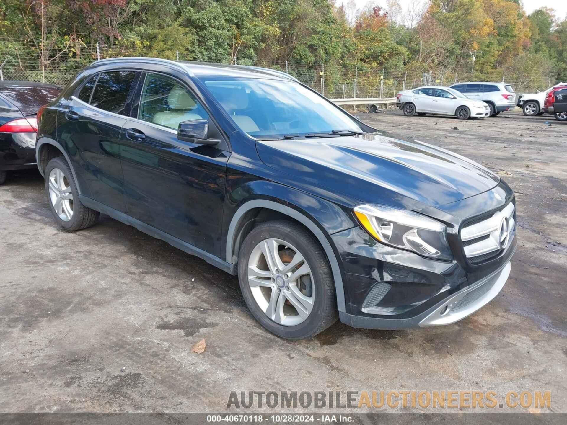 WDCTG4GB9FJ117323 MERCEDES-BENZ GLA 250 2015