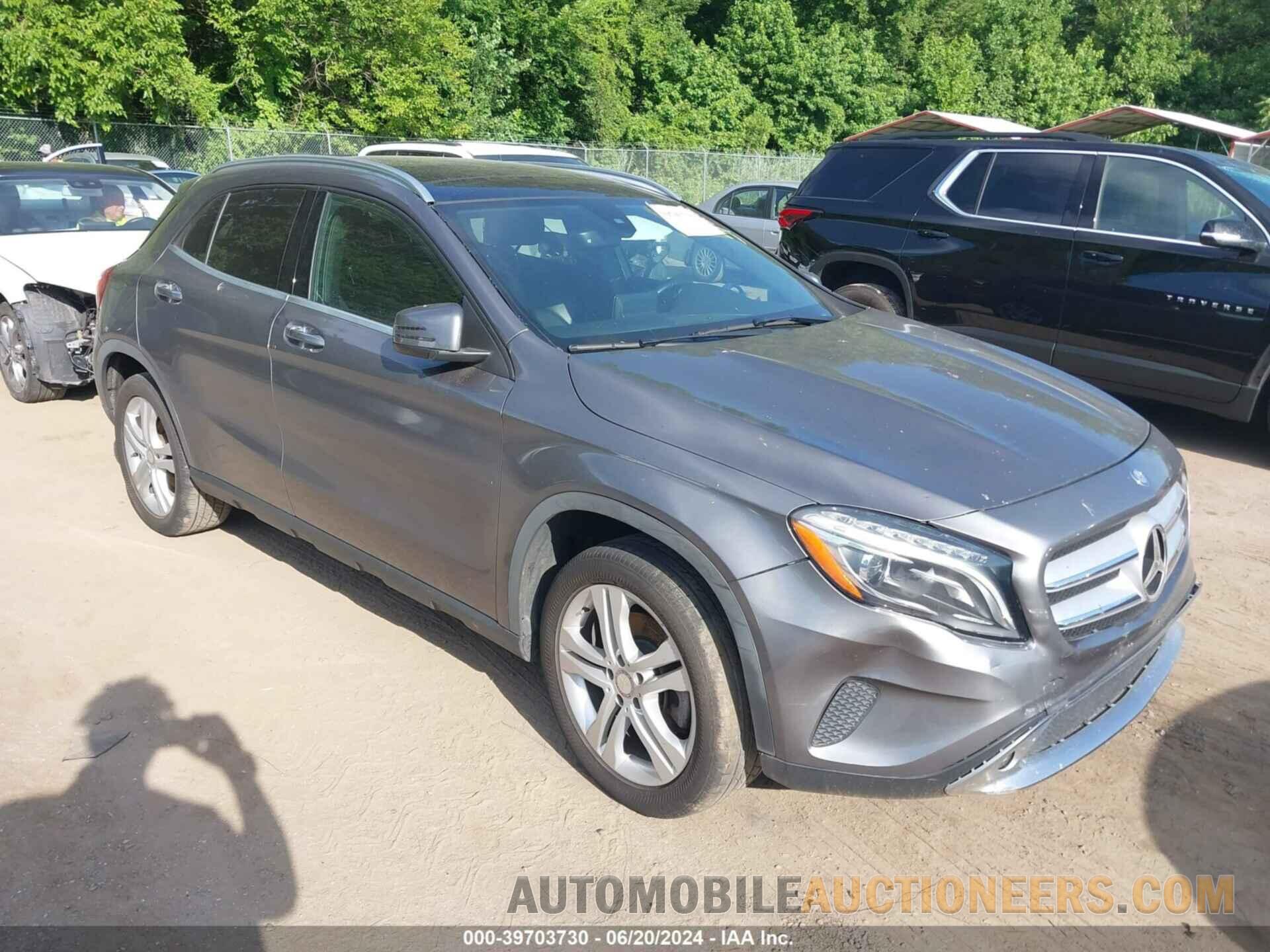 WDCTG4GB9GJ243411 MERCEDES-BENZ GLA 250 2016