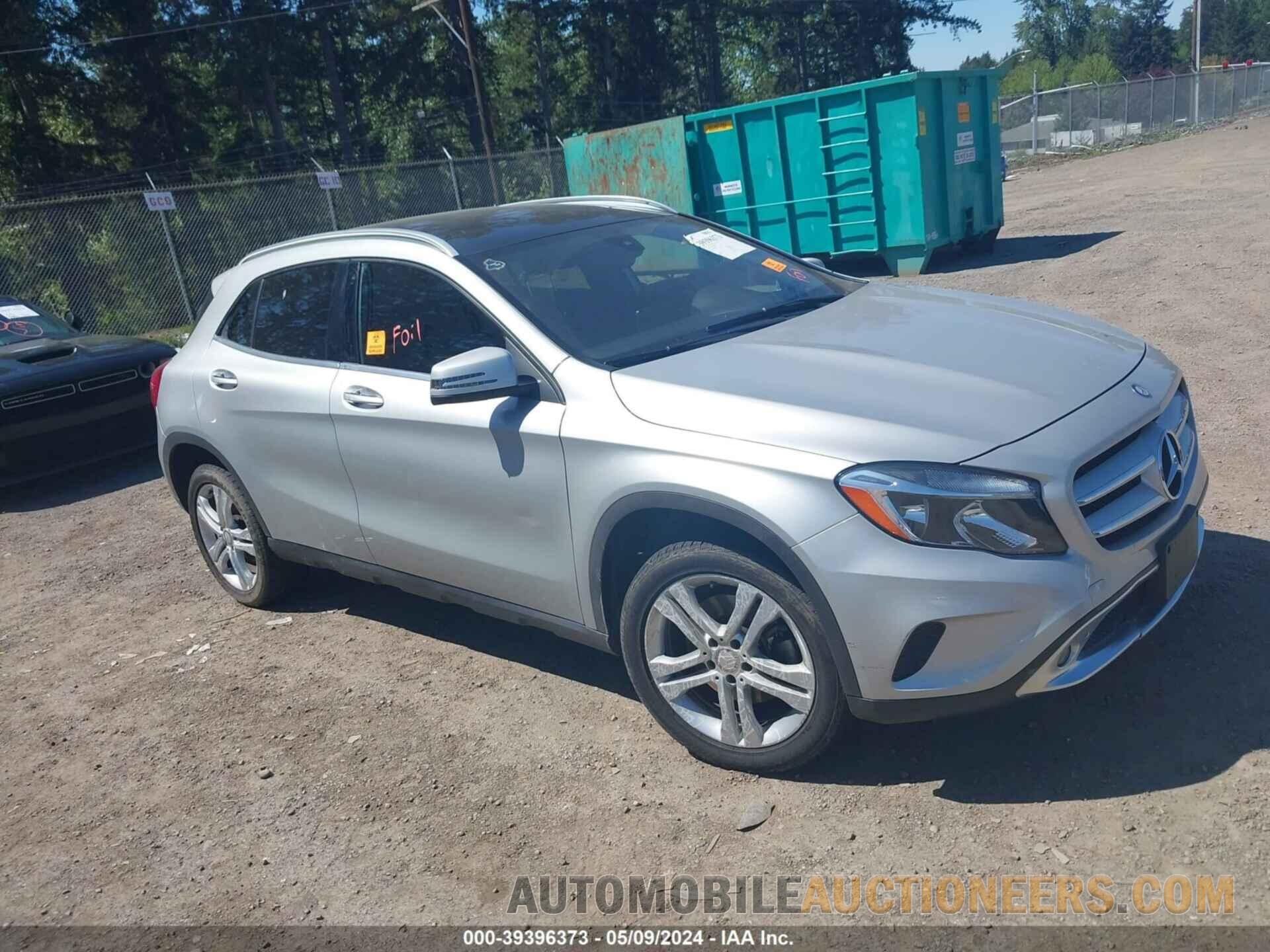 WDCTG4GB9HJ336141 MERCEDES-BENZ GLA 250 2017