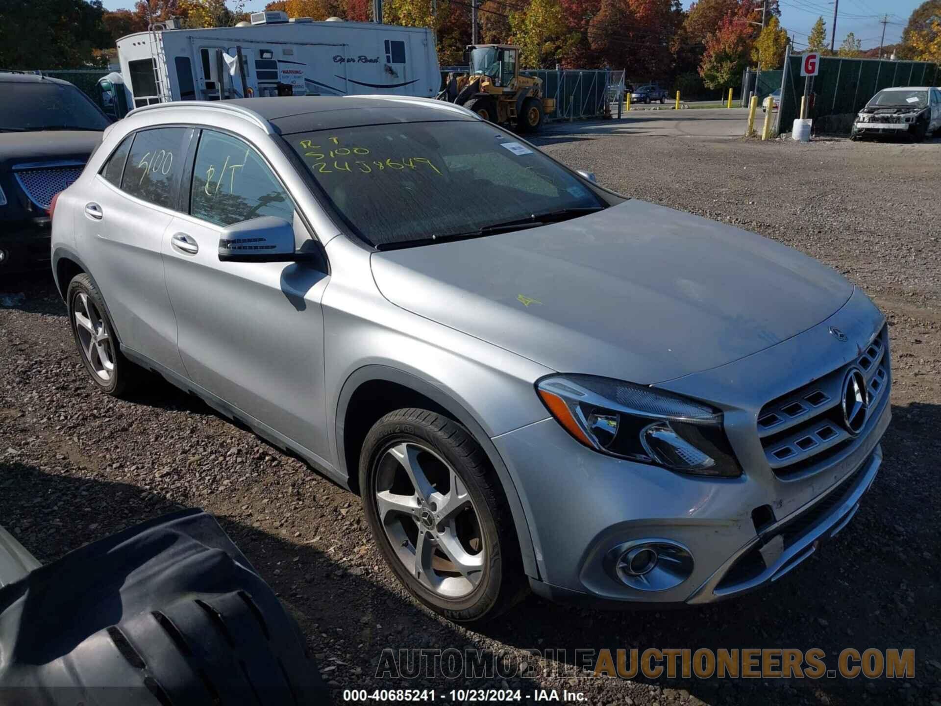 WDCTG4GB9JJ440750 MERCEDES-BENZ GLA 250 2018