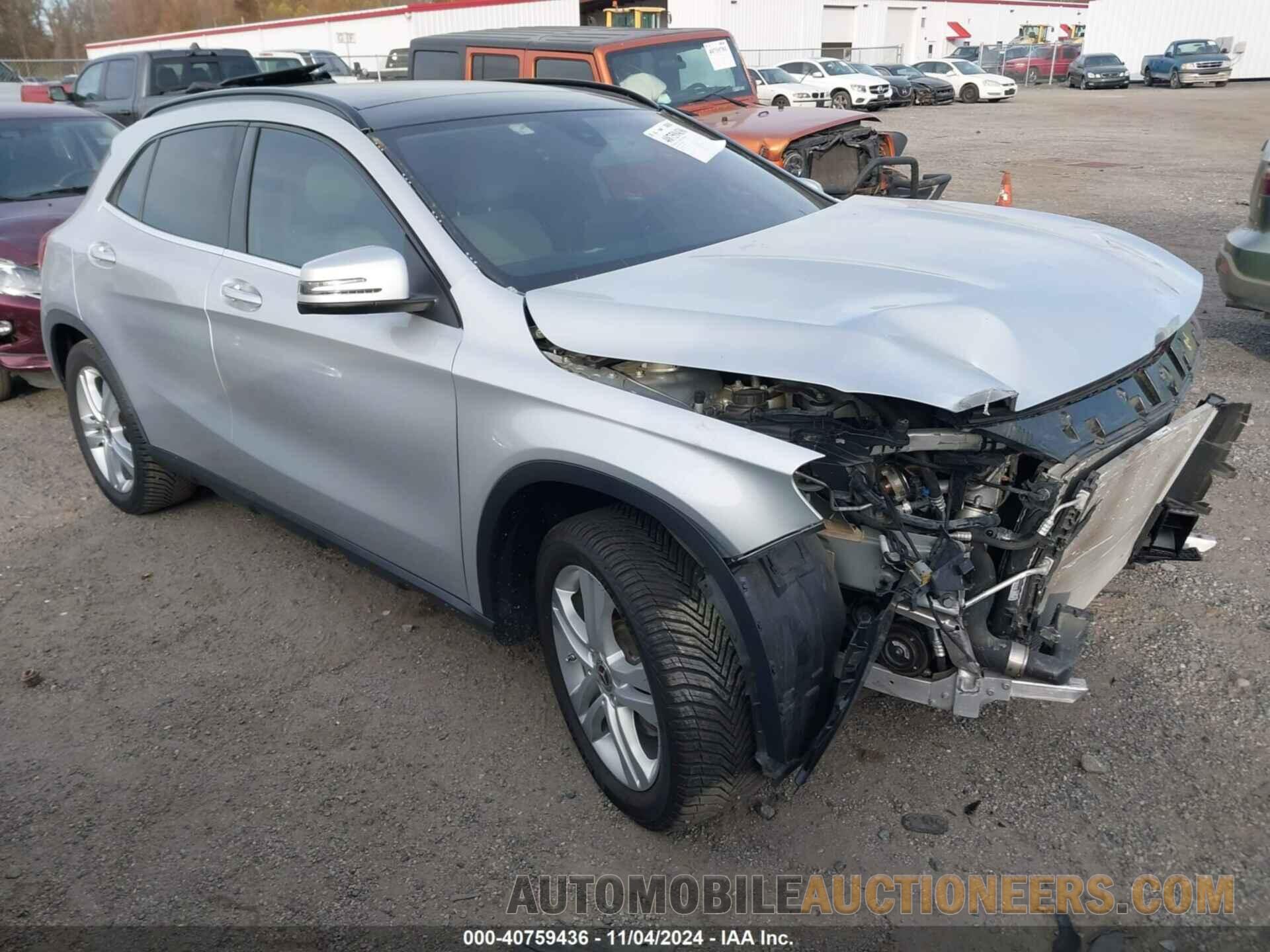 WDCTG4GB9KU007042 MERCEDES-BENZ GLA 250 2019