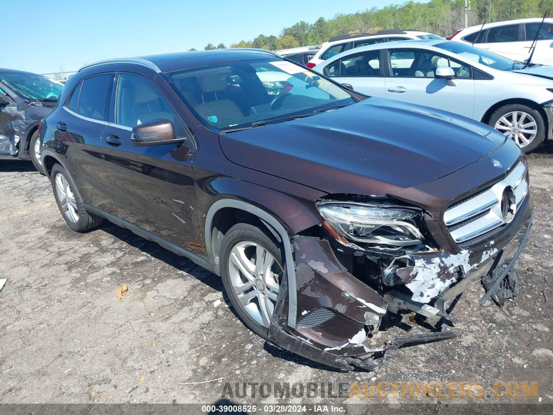 WDCTG4GBXFJ110753 MERCEDES-BENZ GLA 250 2015