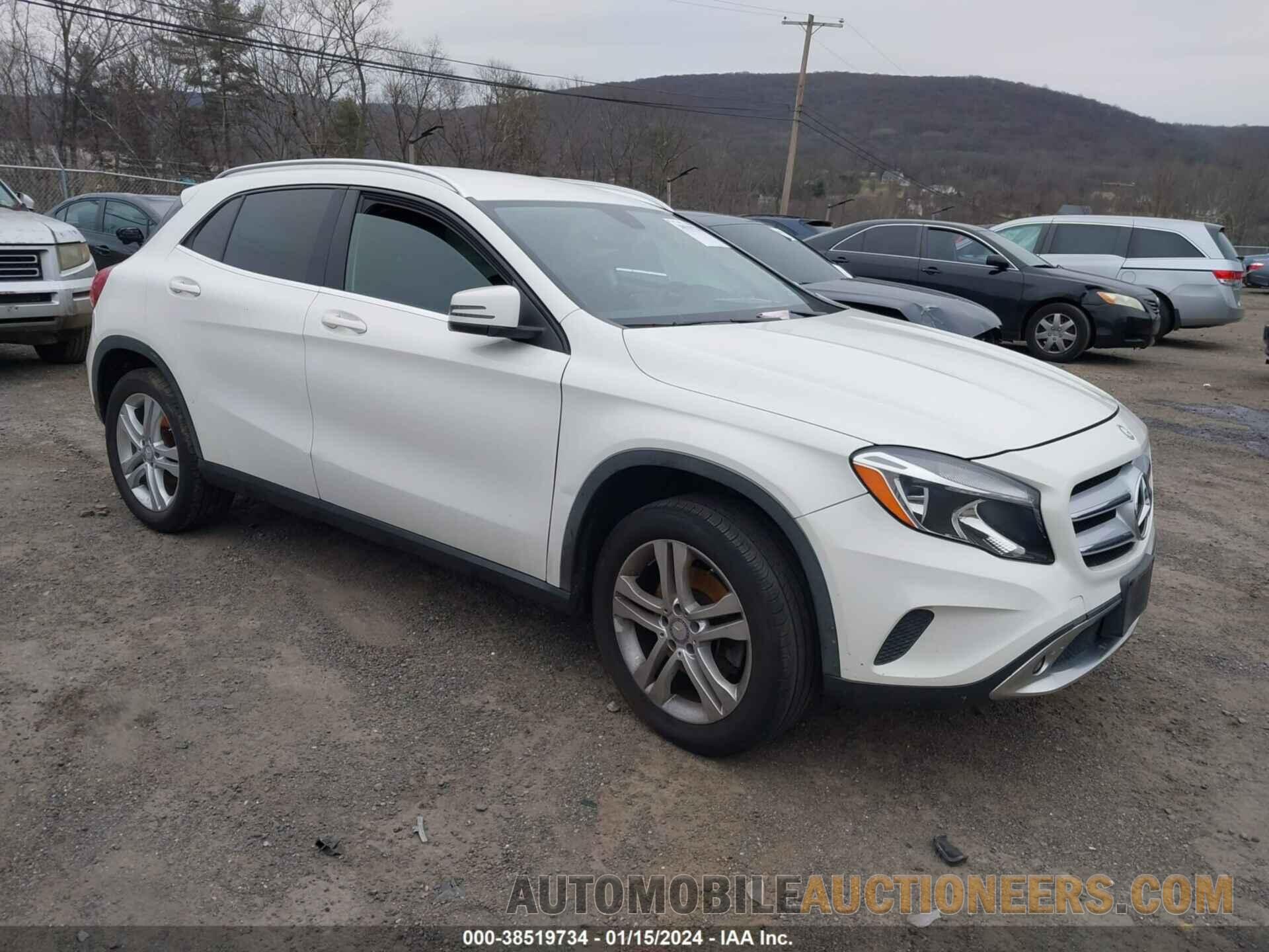 WDCTG4GBXFJ171634 MERCEDES-BENZ GLA 250 2015