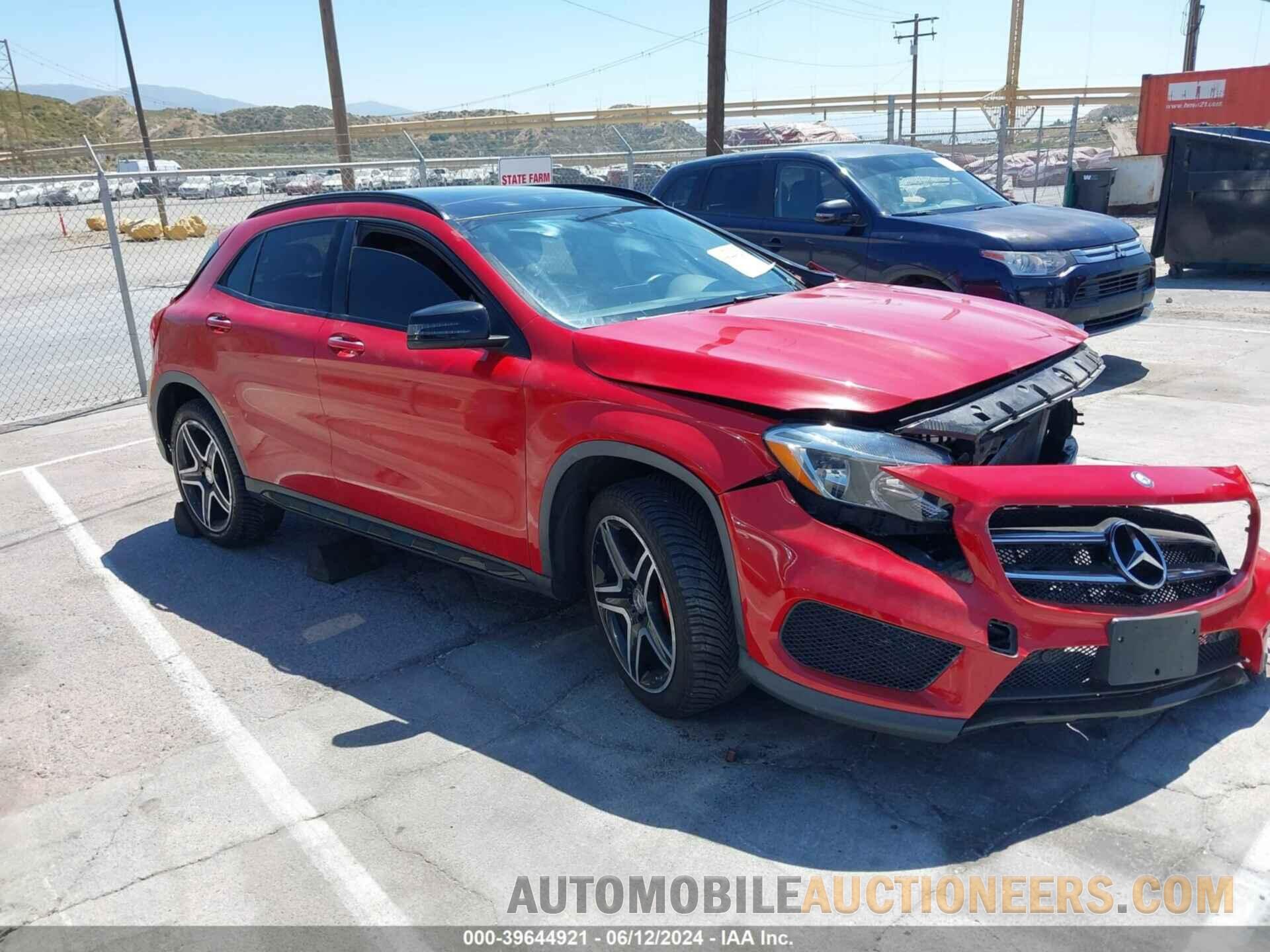 WDCTG4GBXGJ223393 MERCEDES-BENZ GLA 250 2016