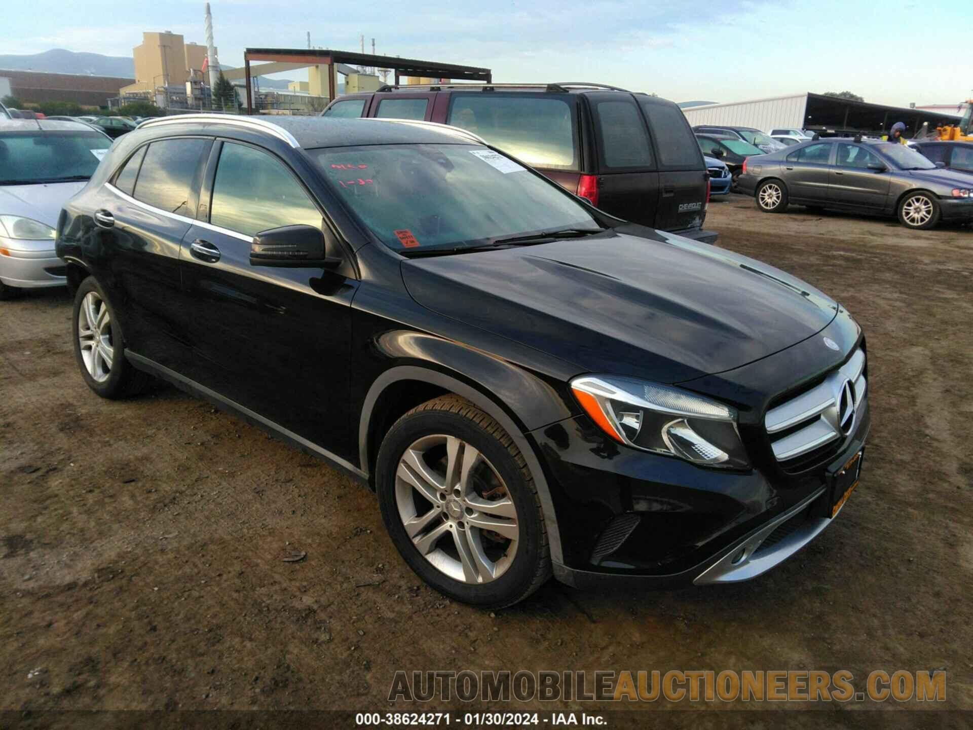 WDCTG4GBXGJ235754 MERCEDES-BENZ GLA 250 2016