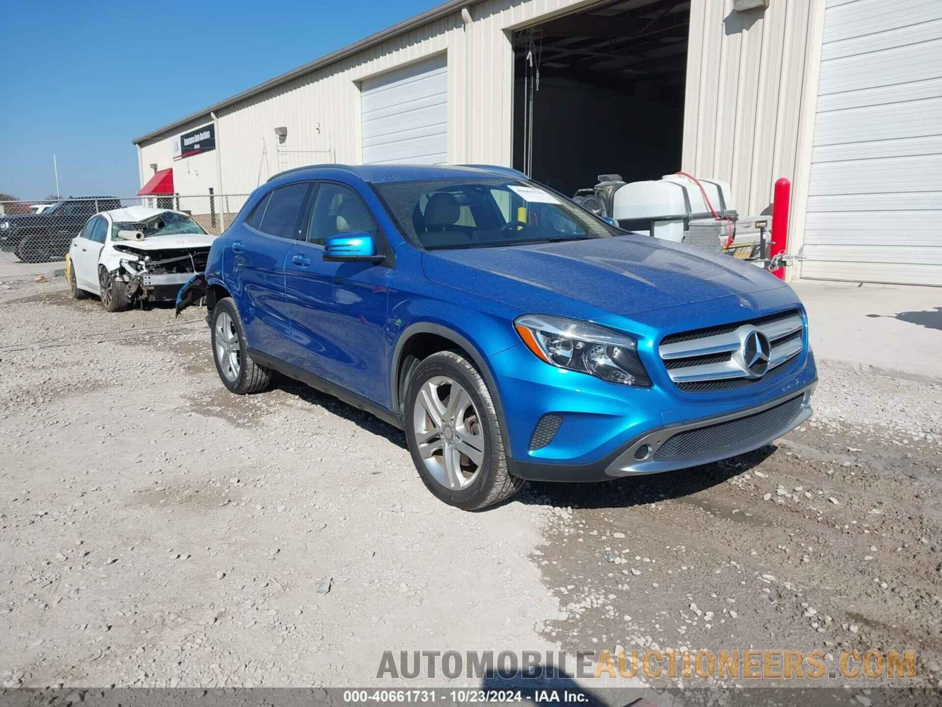 WDCTG4GBXGJ252294 MERCEDES-BENZ GLA 250 2016