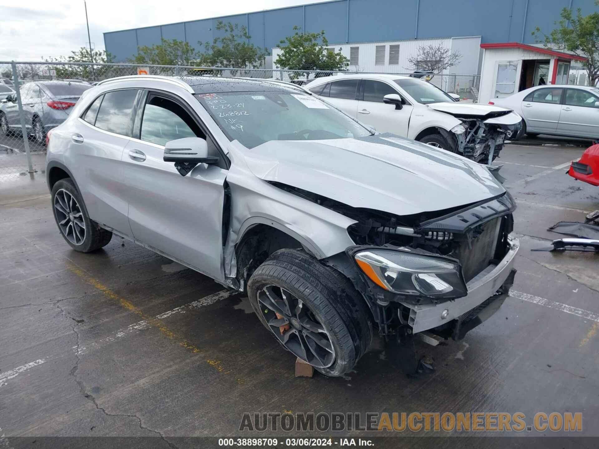 WDCTG4GBXHJ295387 MERCEDES-BENZ GLA 250 2017