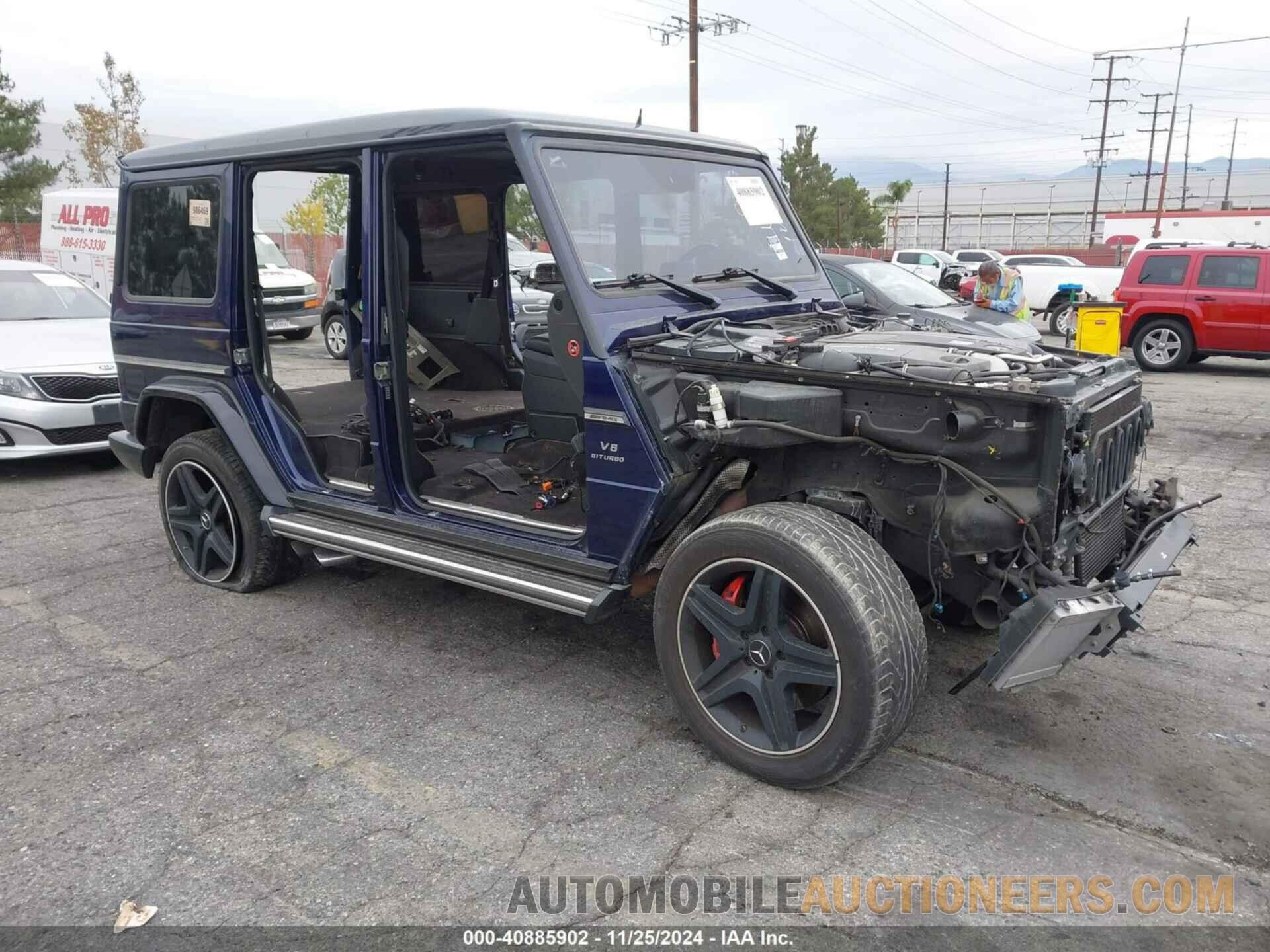 WDCYC7DF7DX210779 MERCEDES-BENZ G 63 AMG 2013