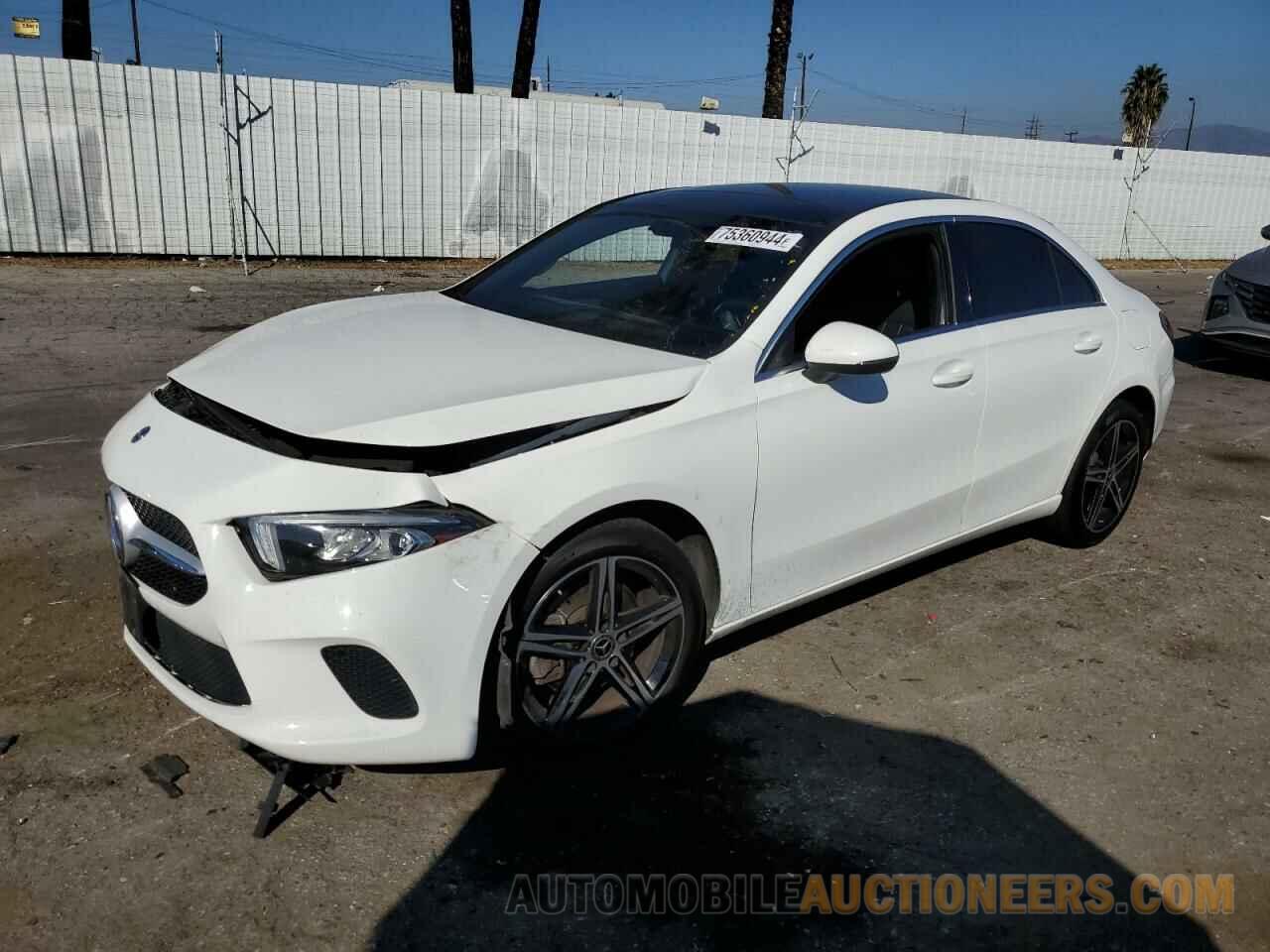 WDD3G4EB3KW029069 MERCEDES-BENZ A-CLASS 2019