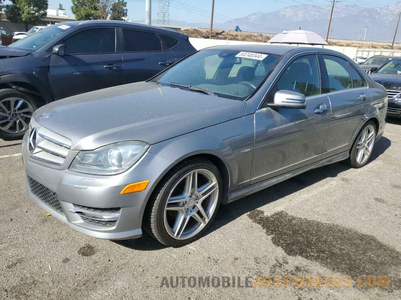 WDDGF4HB0CA615744 MERCEDES-BENZ C-CLASS 2012