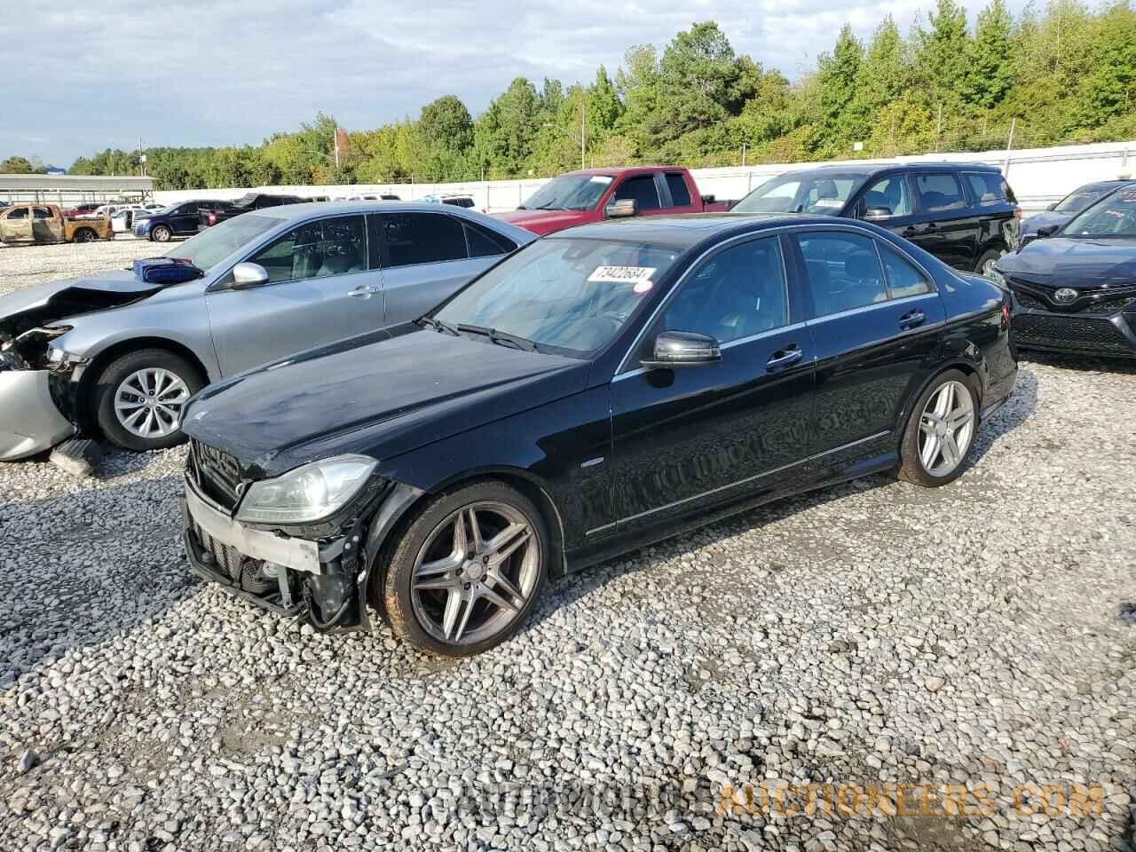 WDDGF4HB0CR192679 MERCEDES-BENZ C-CLASS 2012