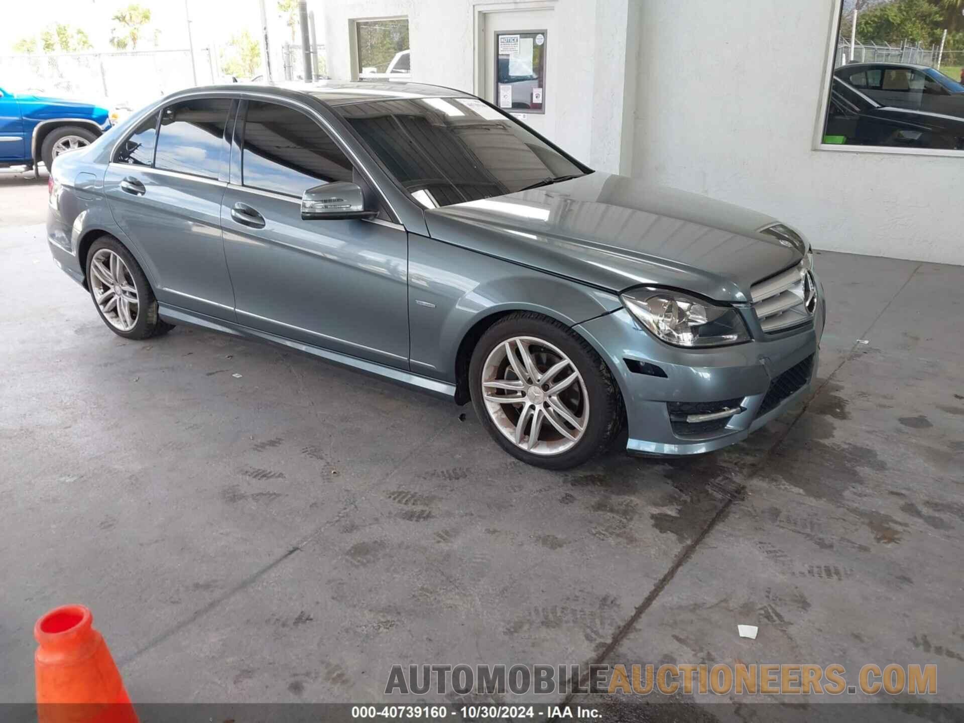 WDDGF4HB1CA632231 MERCEDES-BENZ C 250 2012