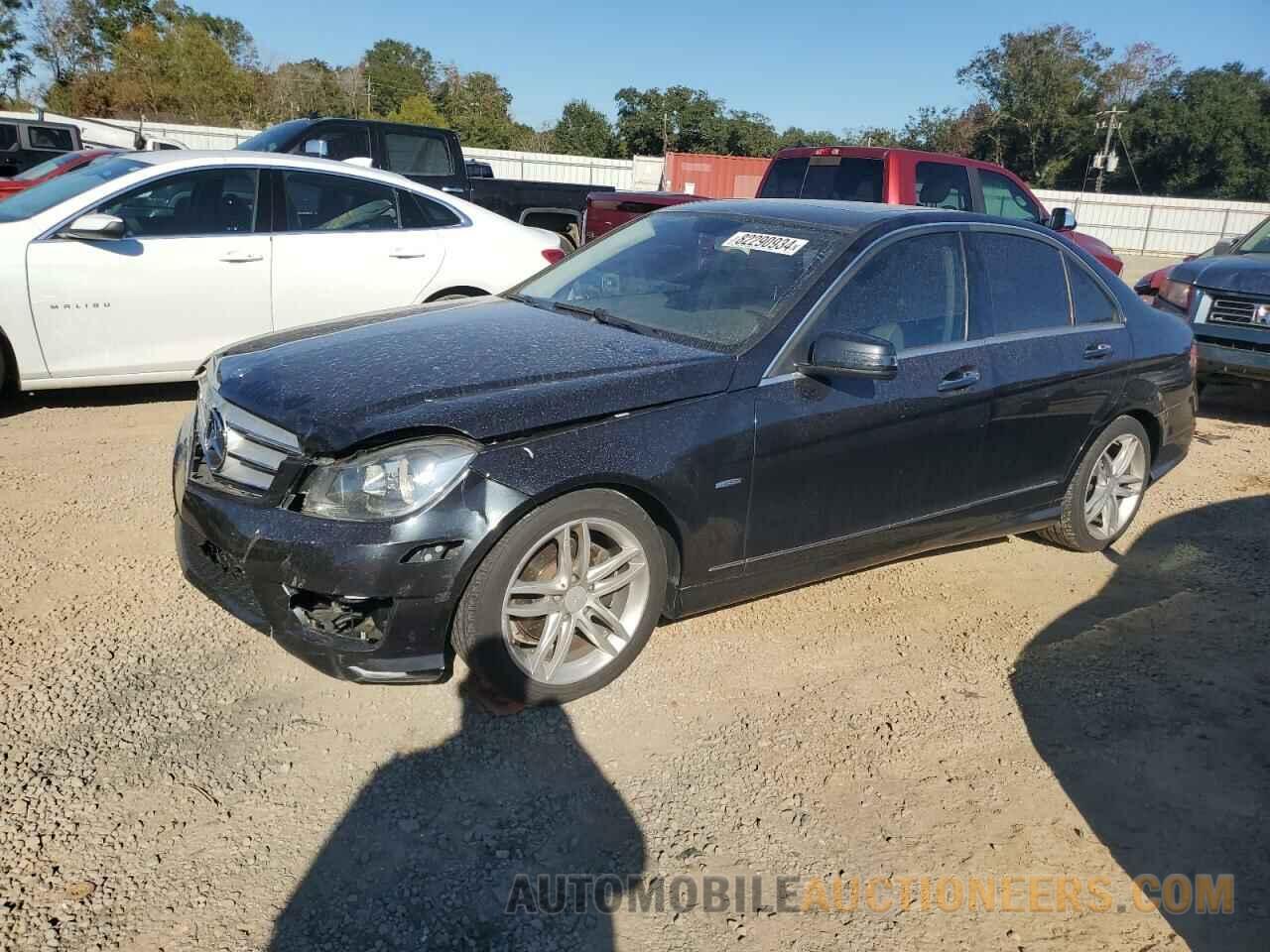 WDDGF4HB1CR206881 MERCEDES-BENZ C-CLASS 2012