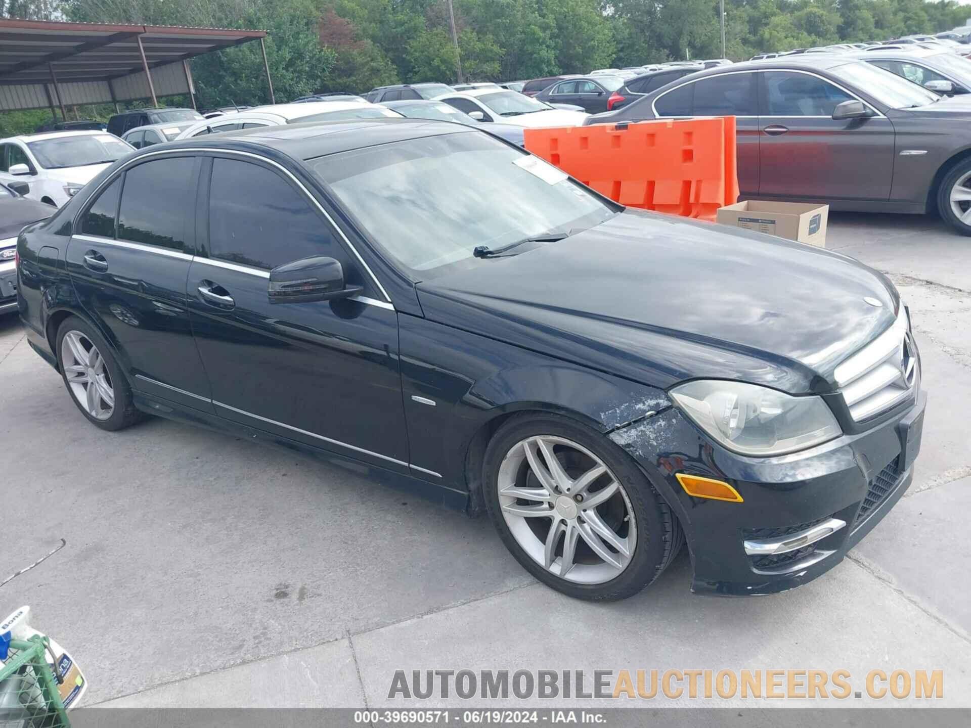 WDDGF4HB1CR221221 MERCEDES-BENZ C 250 2012