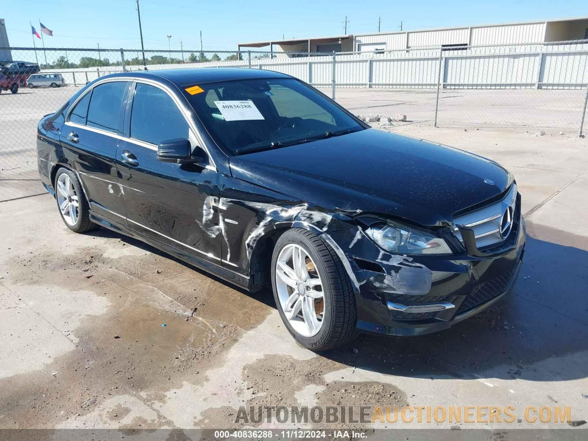 WDDGF4HB1CR231635 MERCEDES-BENZ C 250 2012