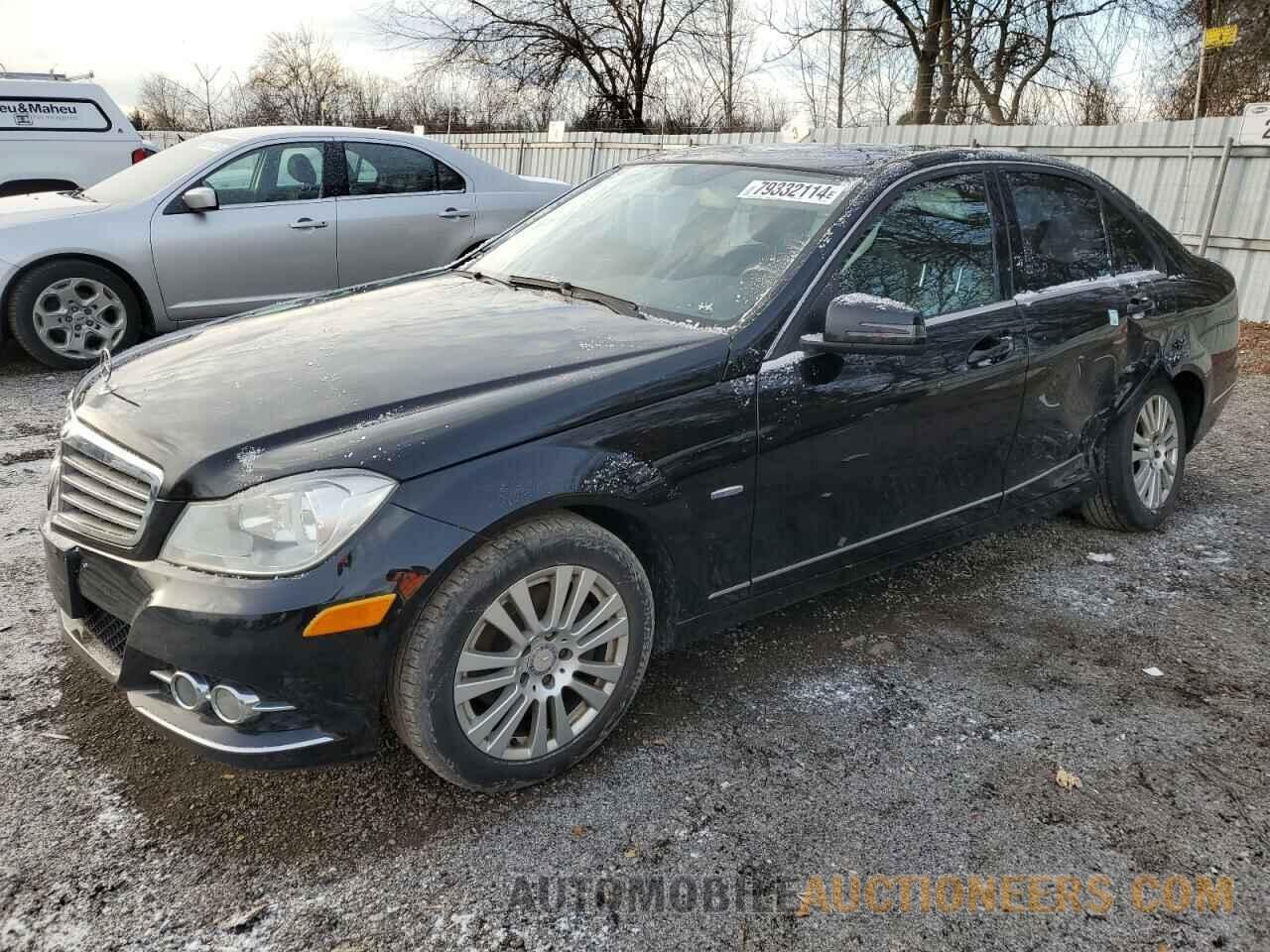 WDDGF4HB2CA610853 MERCEDES-BENZ C-CLASS 2012