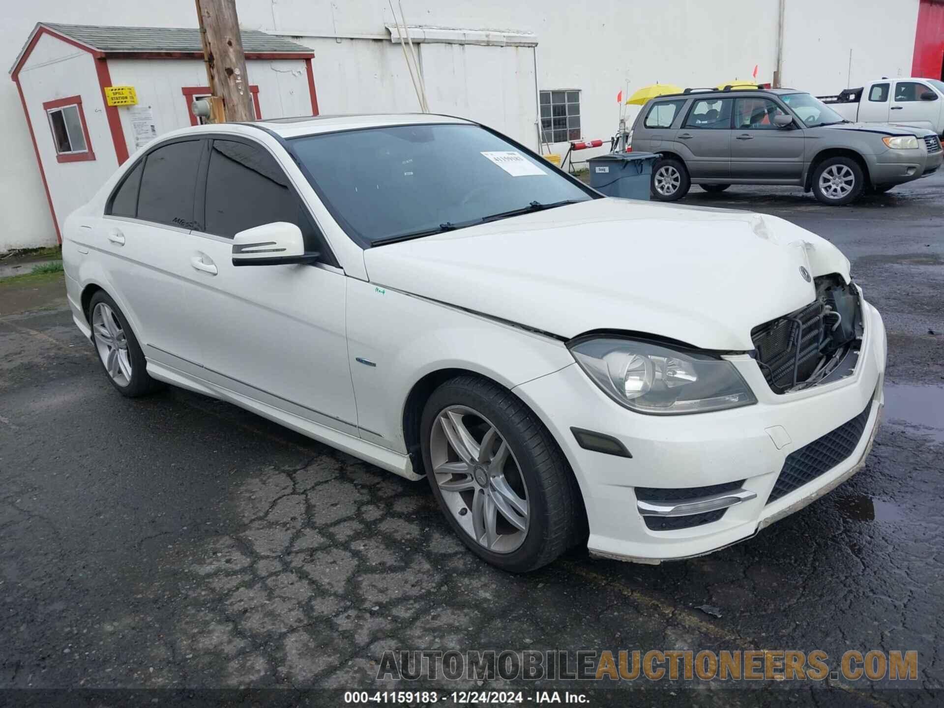 WDDGF4HB2CR211796 MERCEDES-BENZ C 250 2012