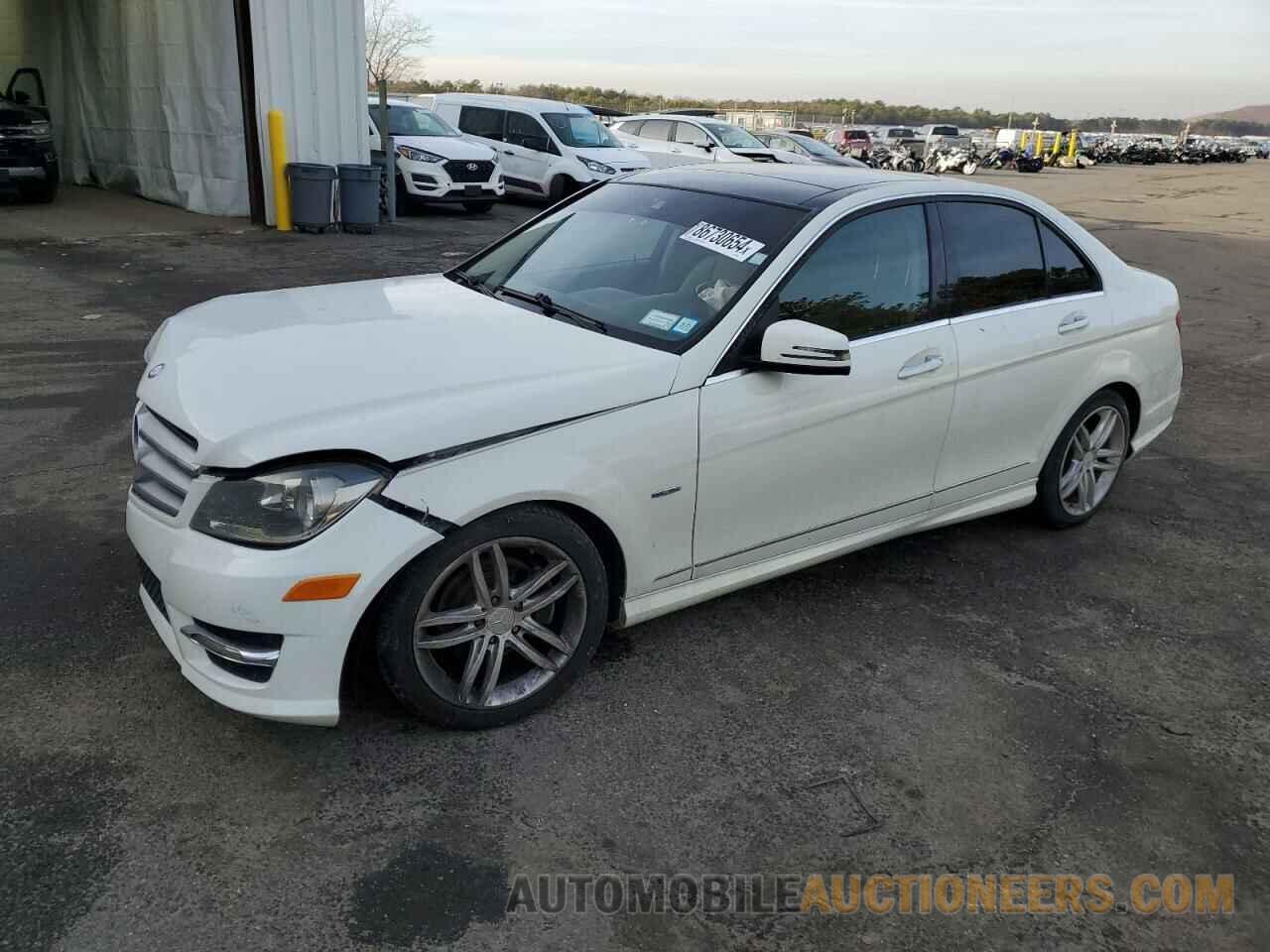 WDDGF4HB2CR212964 MERCEDES-BENZ C-CLASS 2012