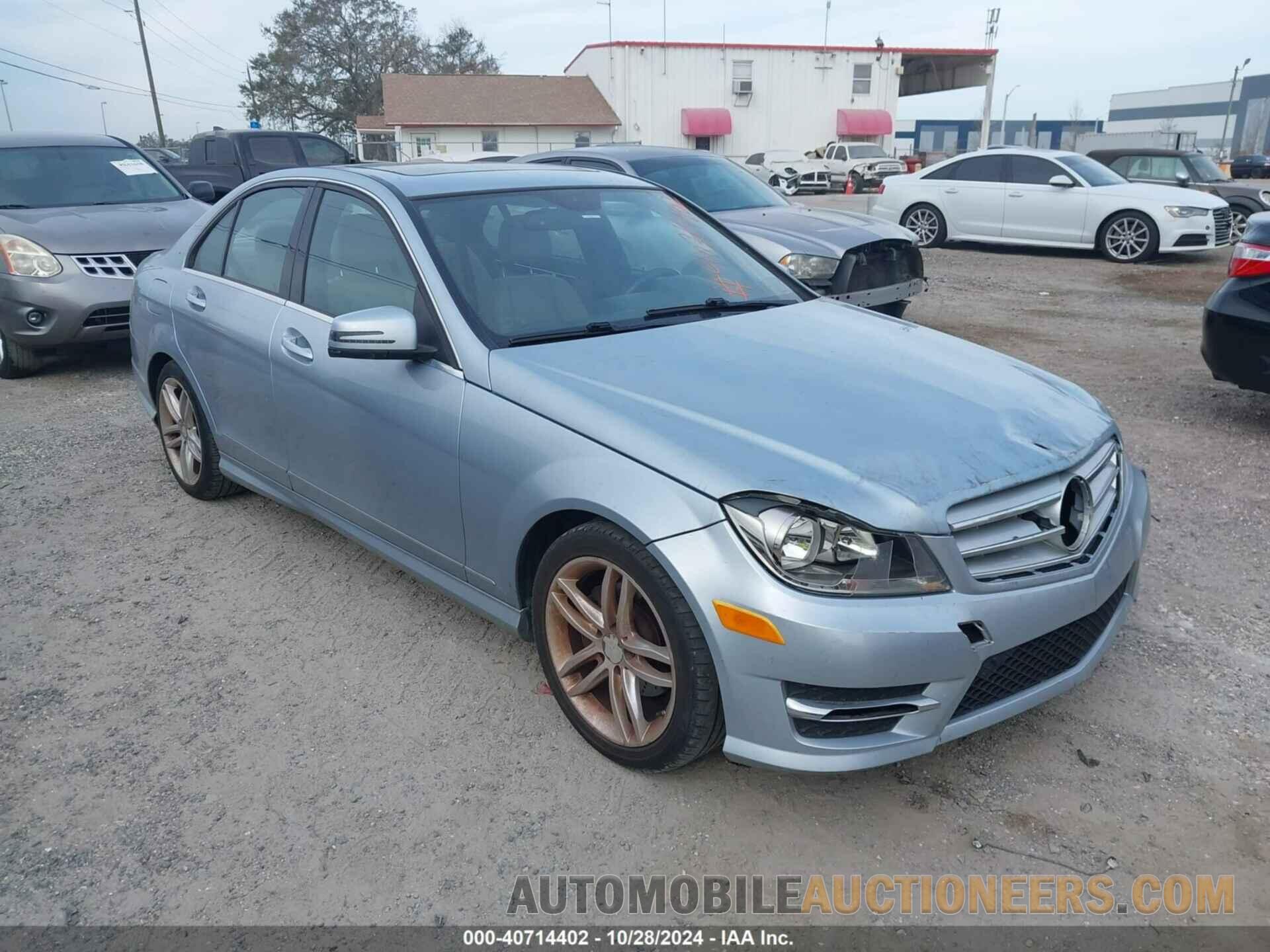 WDDGF4HB2DR295314 MERCEDES-BENZ C 250 2013