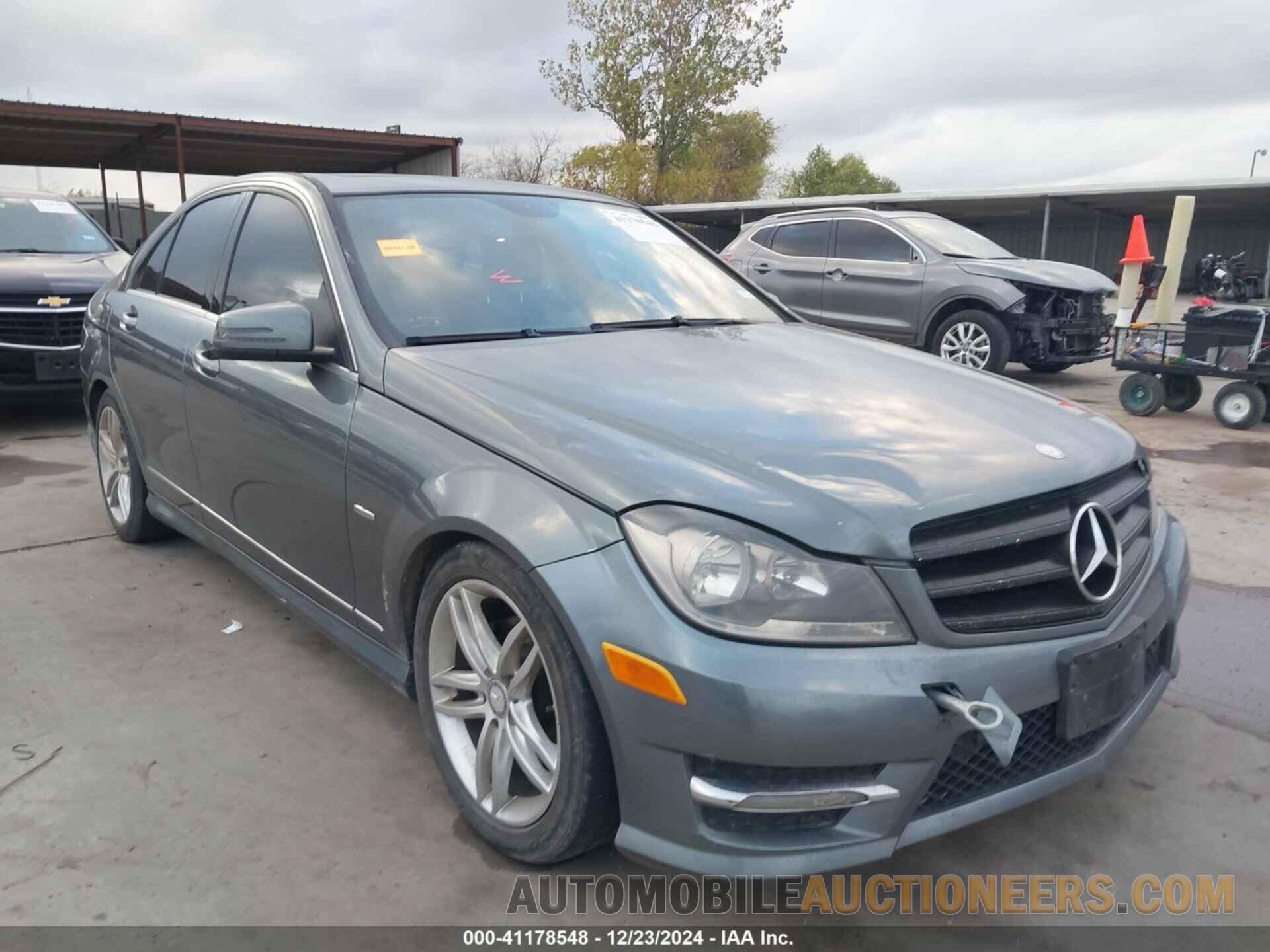 WDDGF4HB3CR203061 MERCEDES-BENZ C 250 2012