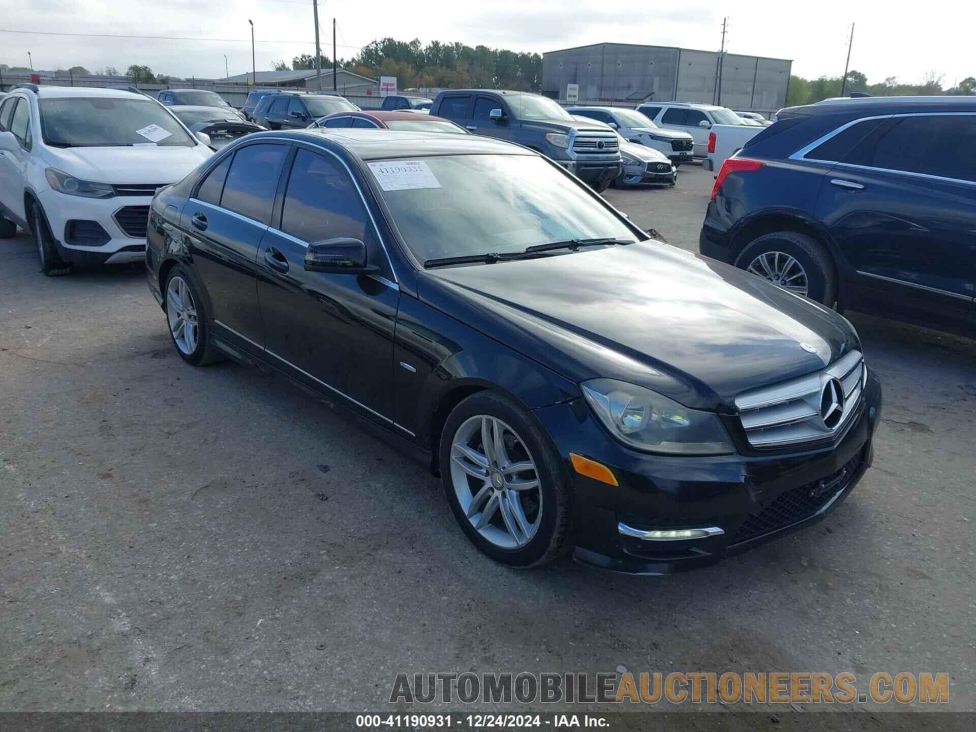 WDDGF4HB3CR223214 MERCEDES-BENZ C 250 2012