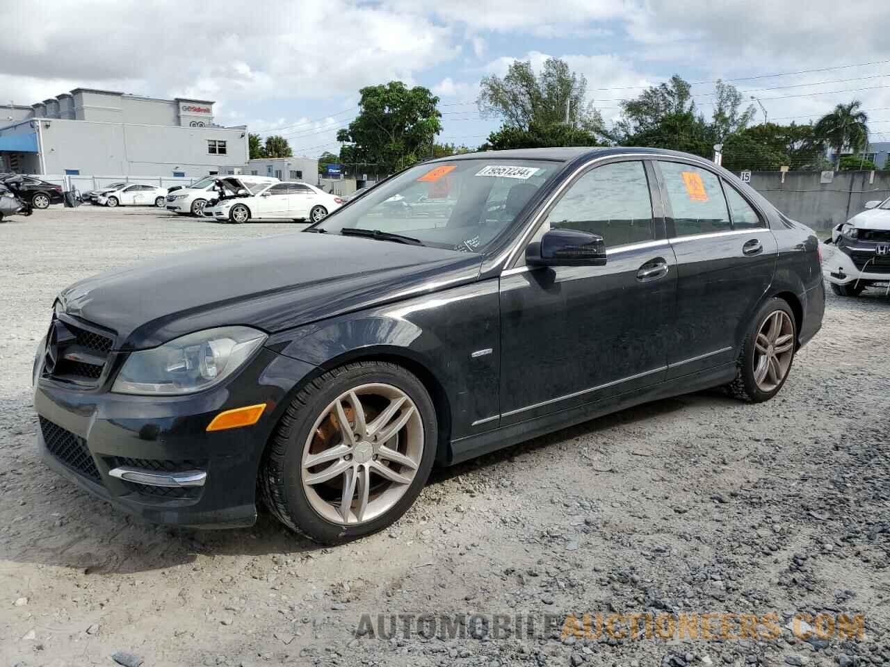 WDDGF4HB3CR223519 MERCEDES-BENZ C-CLASS 2012