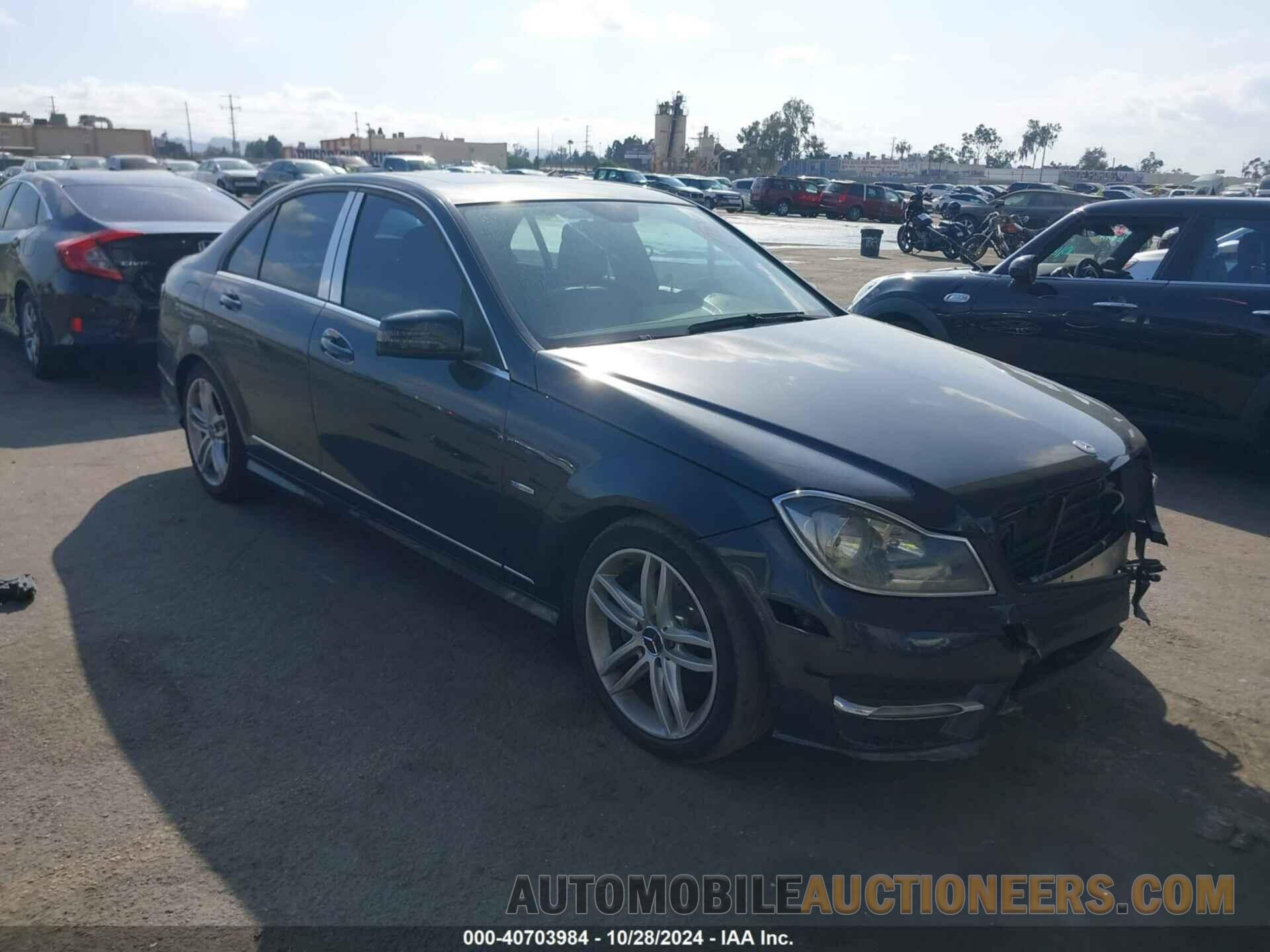 WDDGF4HB3CR239669 MERCEDES-BENZ C 250 2012