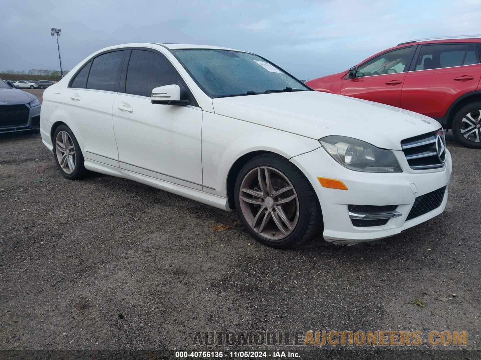 WDDGF4HB3EG204967 MERCEDES-BENZ C-CLASS 2014