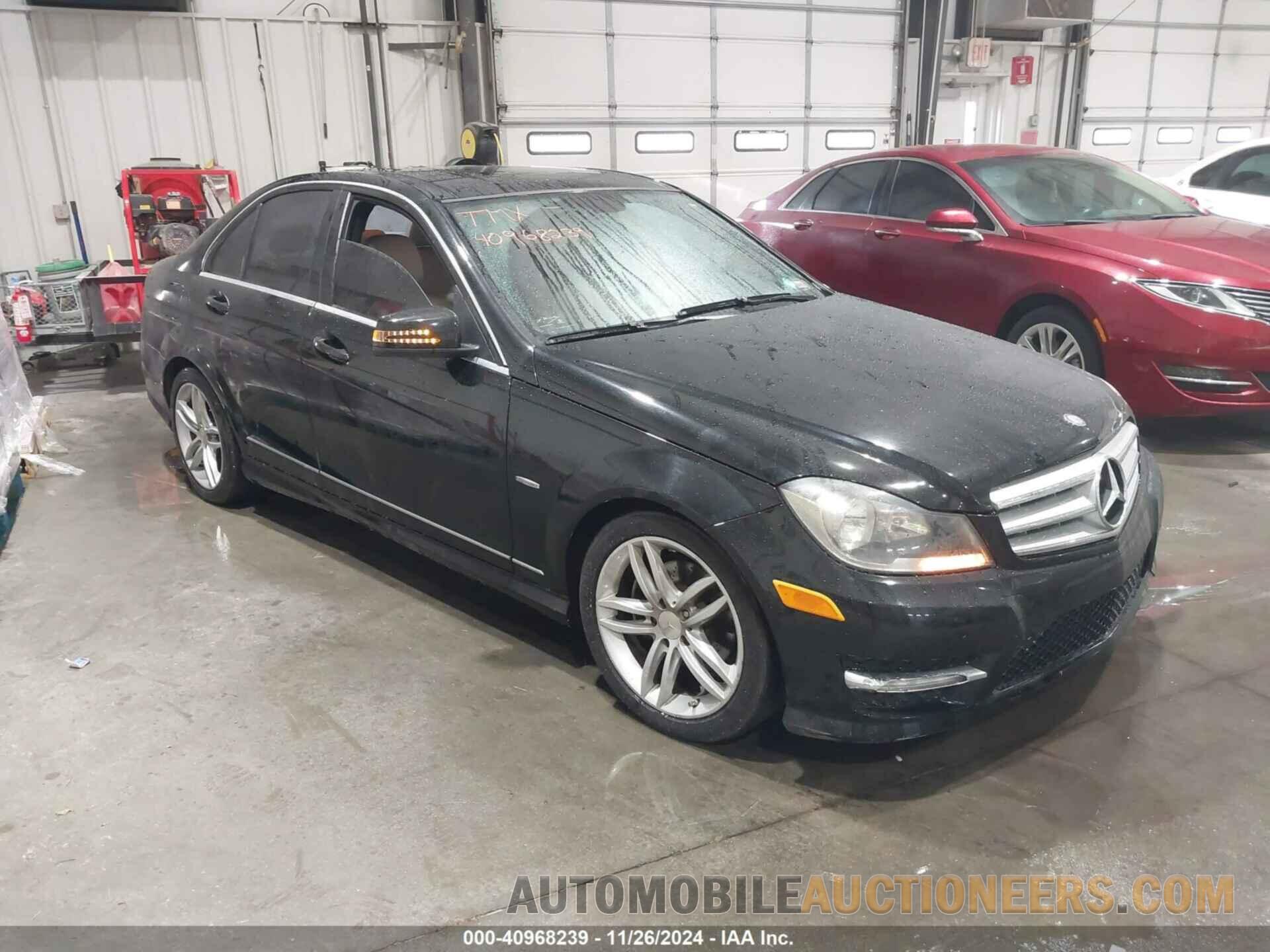 WDDGF4HB4CA600521 MERCEDES-BENZ C 250 2012