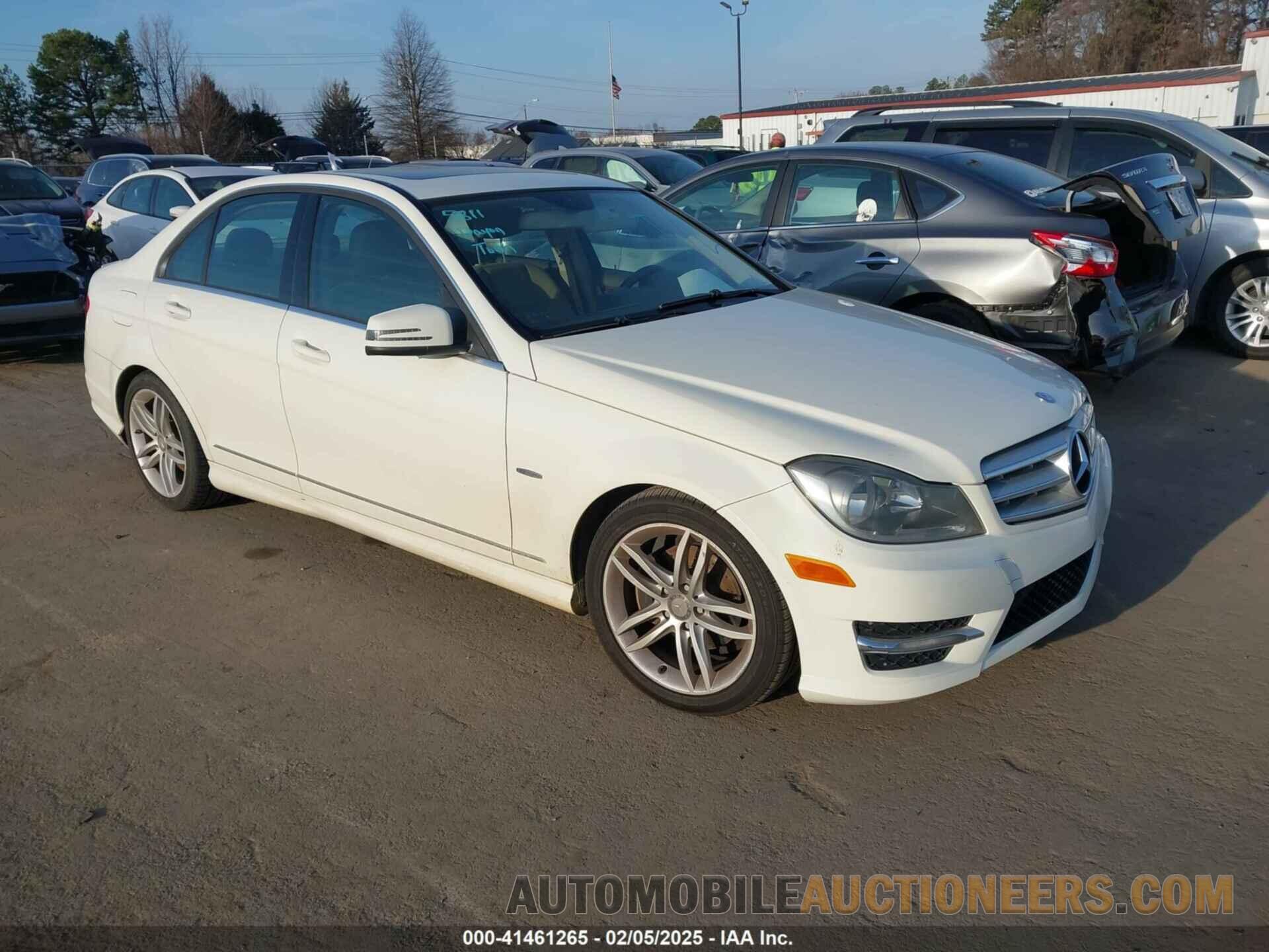 WDDGF4HB4CA619800 MERCEDES-BENZ C 250 2012