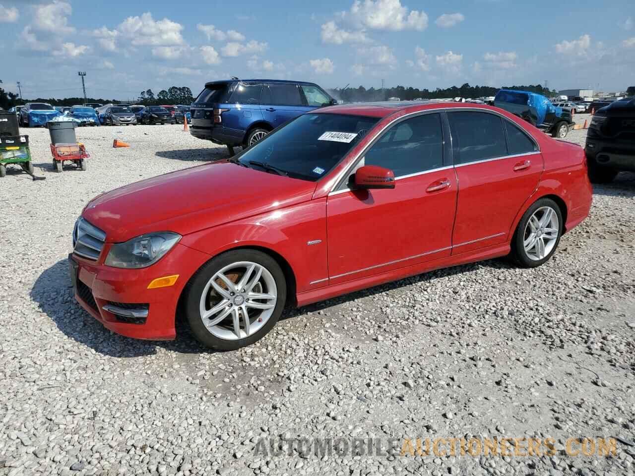 WDDGF4HB4CA637472 MERCEDES-BENZ C-CLASS 2012