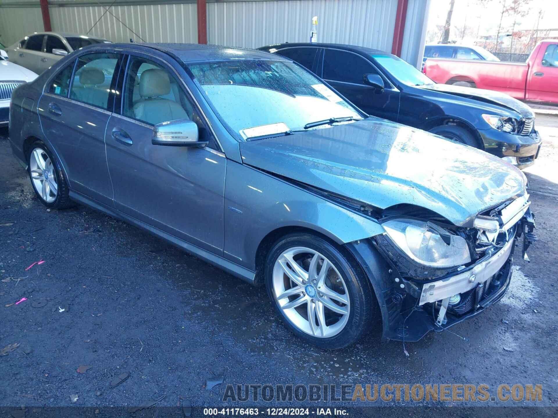 WDDGF4HB5CR206883 MERCEDES-BENZ C 250 2012