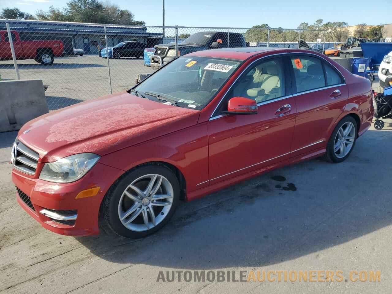 WDDGF4HB5DA782697 MERCEDES-BENZ C-CLASS 2013