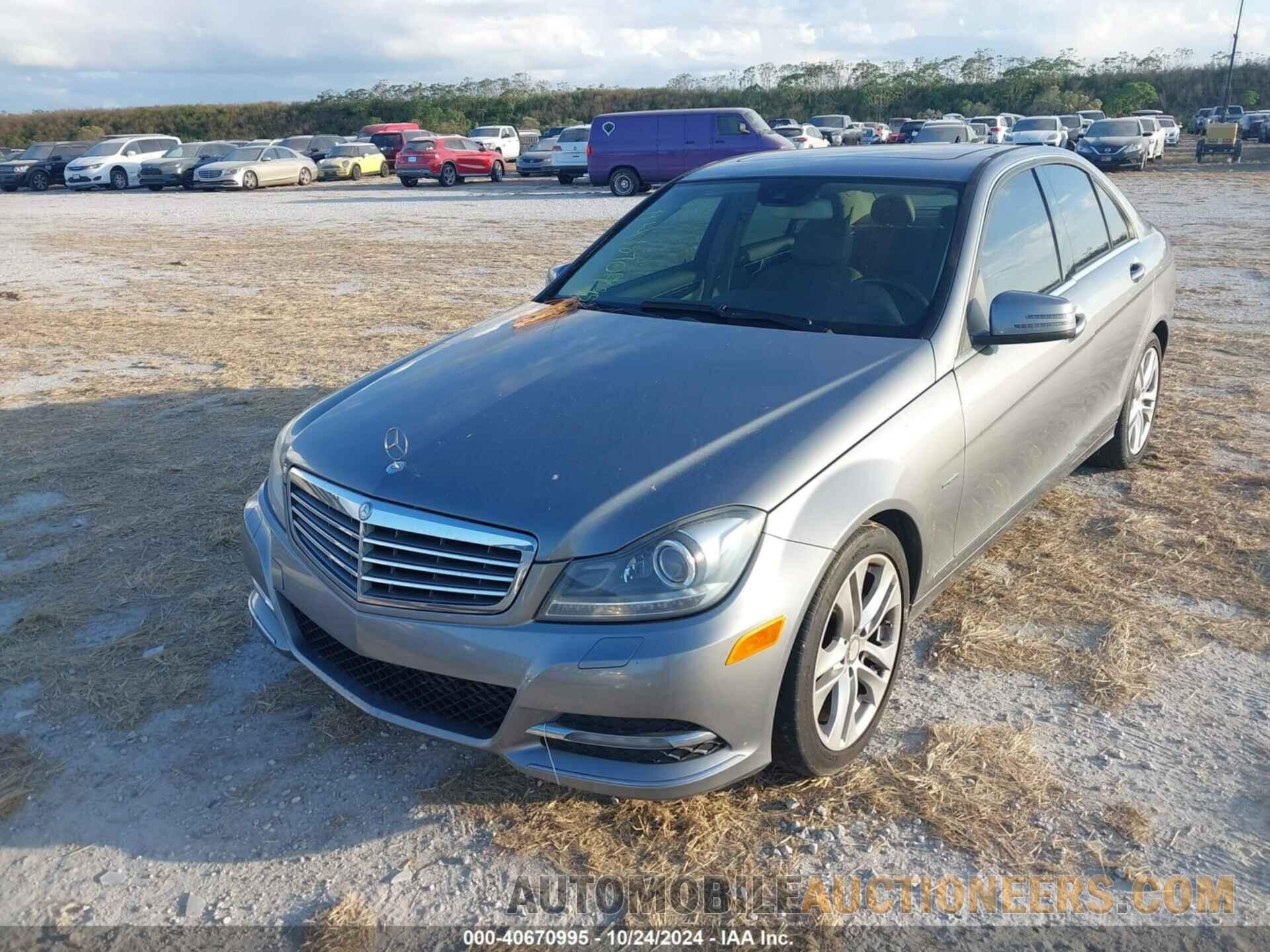 WDDGF4HB6CA614307 MERCEDES-BENZ C 250 2012