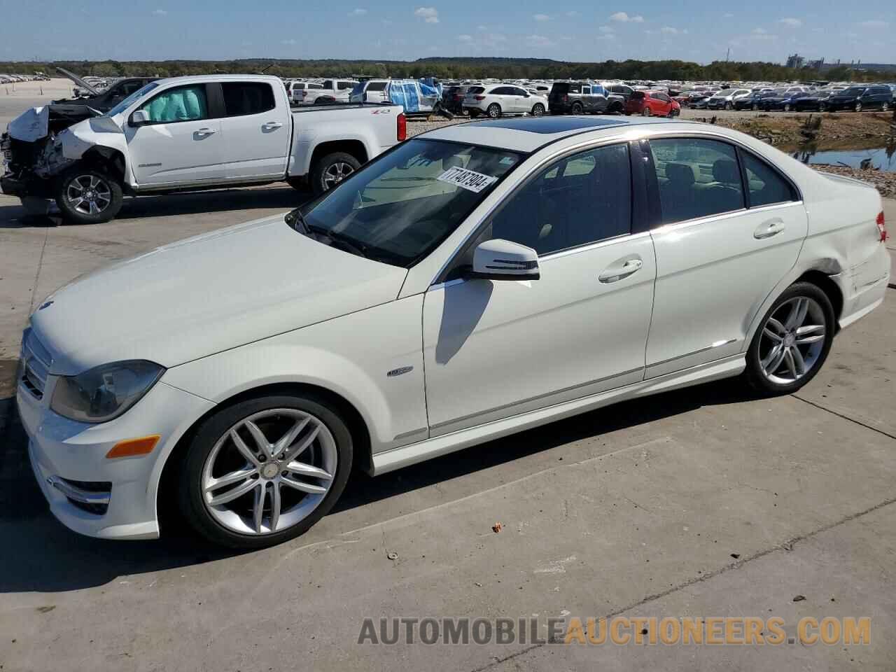 WDDGF4HB6CA660848 MERCEDES-BENZ C-CLASS 2012