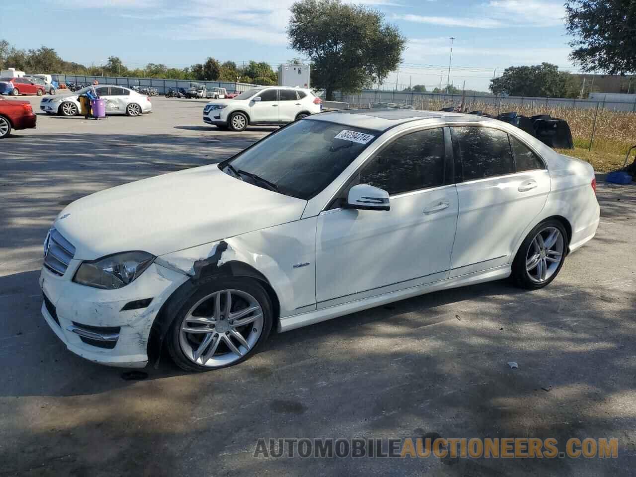 WDDGF4HB6CR215060 MERCEDES-BENZ C-CLASS 2012